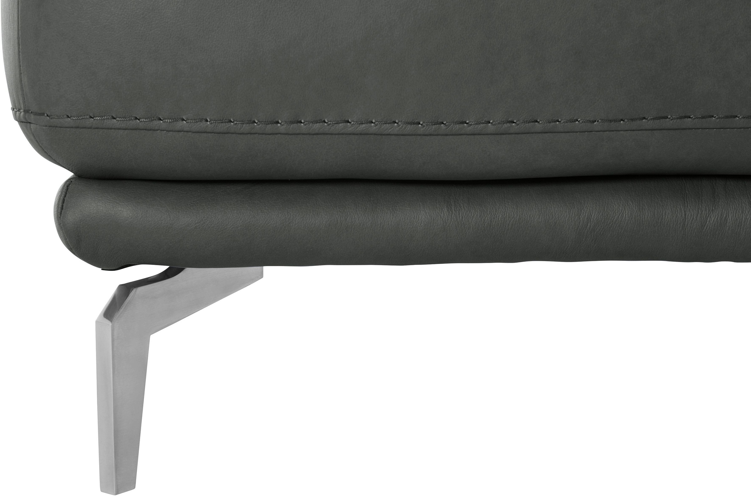 W.SCHILLIG Hocker »montanaa«, mit Metallfüßen in Chrom glänzend, Breite 141 cm