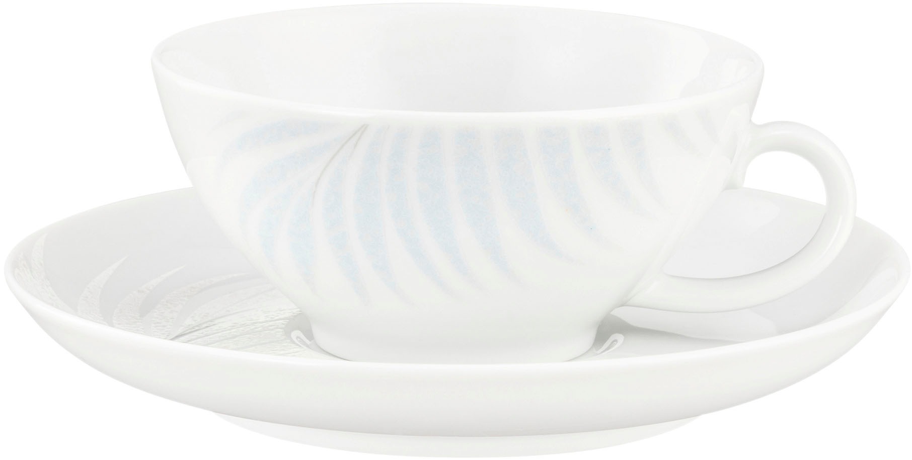 Seltmann Weiden Teeservice »Geschirr-Set, 18 Teile, Liberty Mediterranean, klein«, (Set, 18 tlg., 6x Teeobertasse klein 0,14 l, 6x Teeuntertasse 13 cm, Brotteller), Tassen, Untertassen, Teller, Made in Germany,18 Teile, für 6 Personen