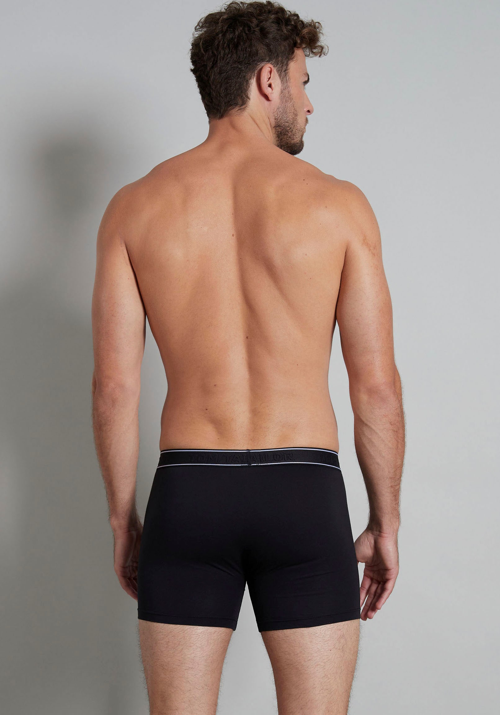TOM TAILOR Lange Unterhose »Vancouver«, (2 St.), mit angenehmen Materialmix
