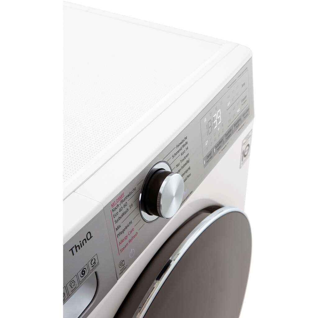 LG Waschtrockner »V9WD128H2«, TurboWash® - Waschen in nur 39 Minuten