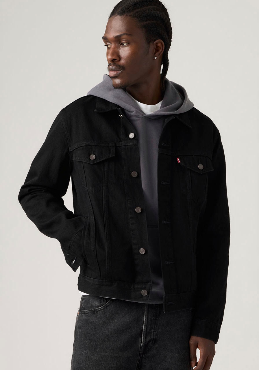Levi's® Jeansjacke »VINTAGE FIT TRUCKER JKT« ohne Kapuze mit Knopfleiste