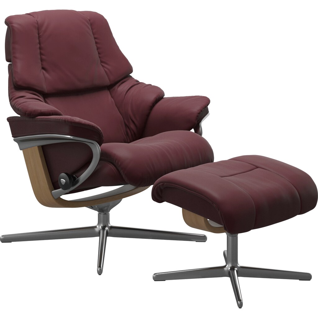 Stressless® Relaxsessel »Reno«, (Set, Relaxsessel mit Hocker)