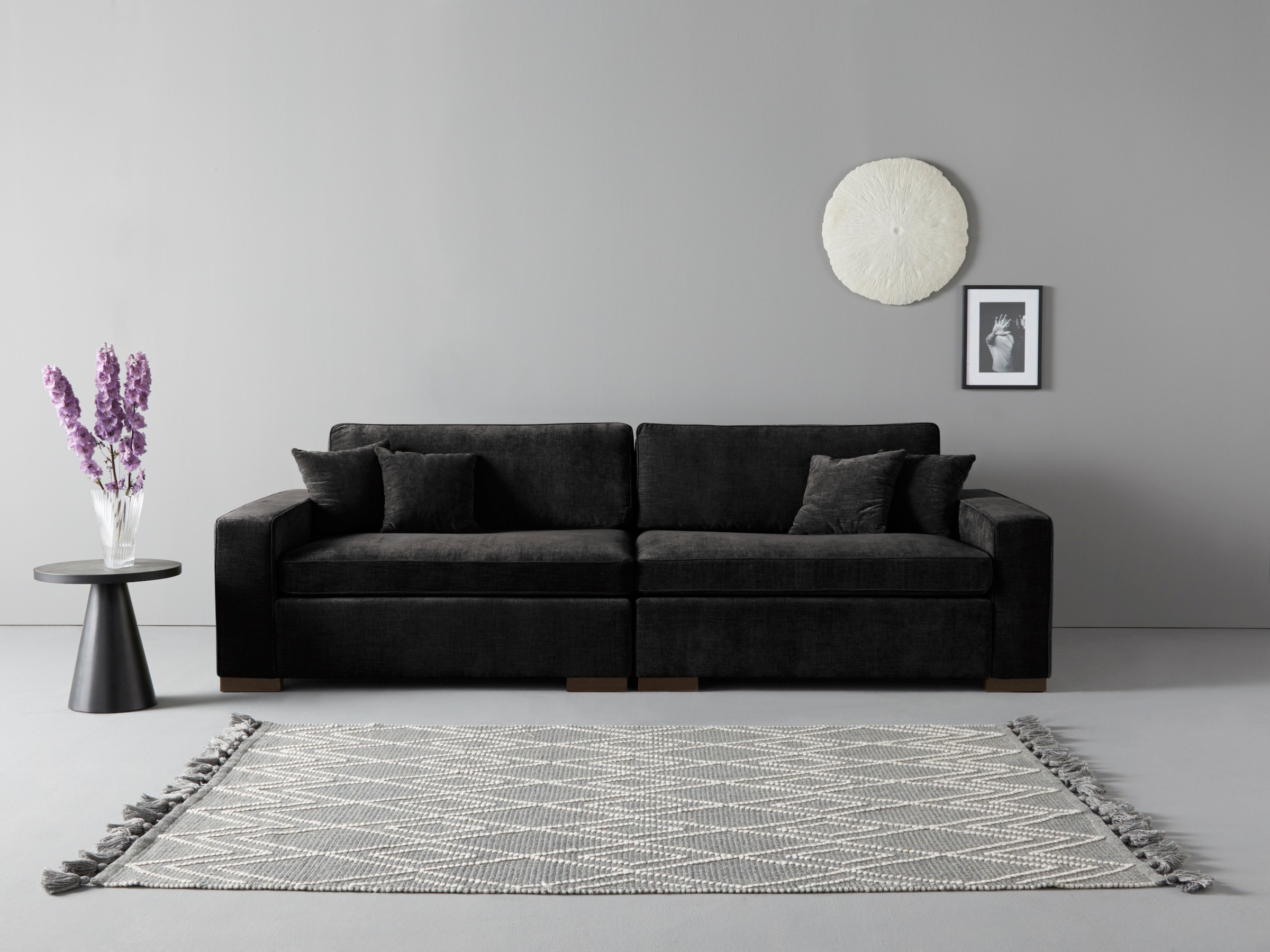 Home affaire 2-Sitzer »Skara XXL«, Lounge-Sofa XXL mit Federkern-Polsterung günstig online kaufen