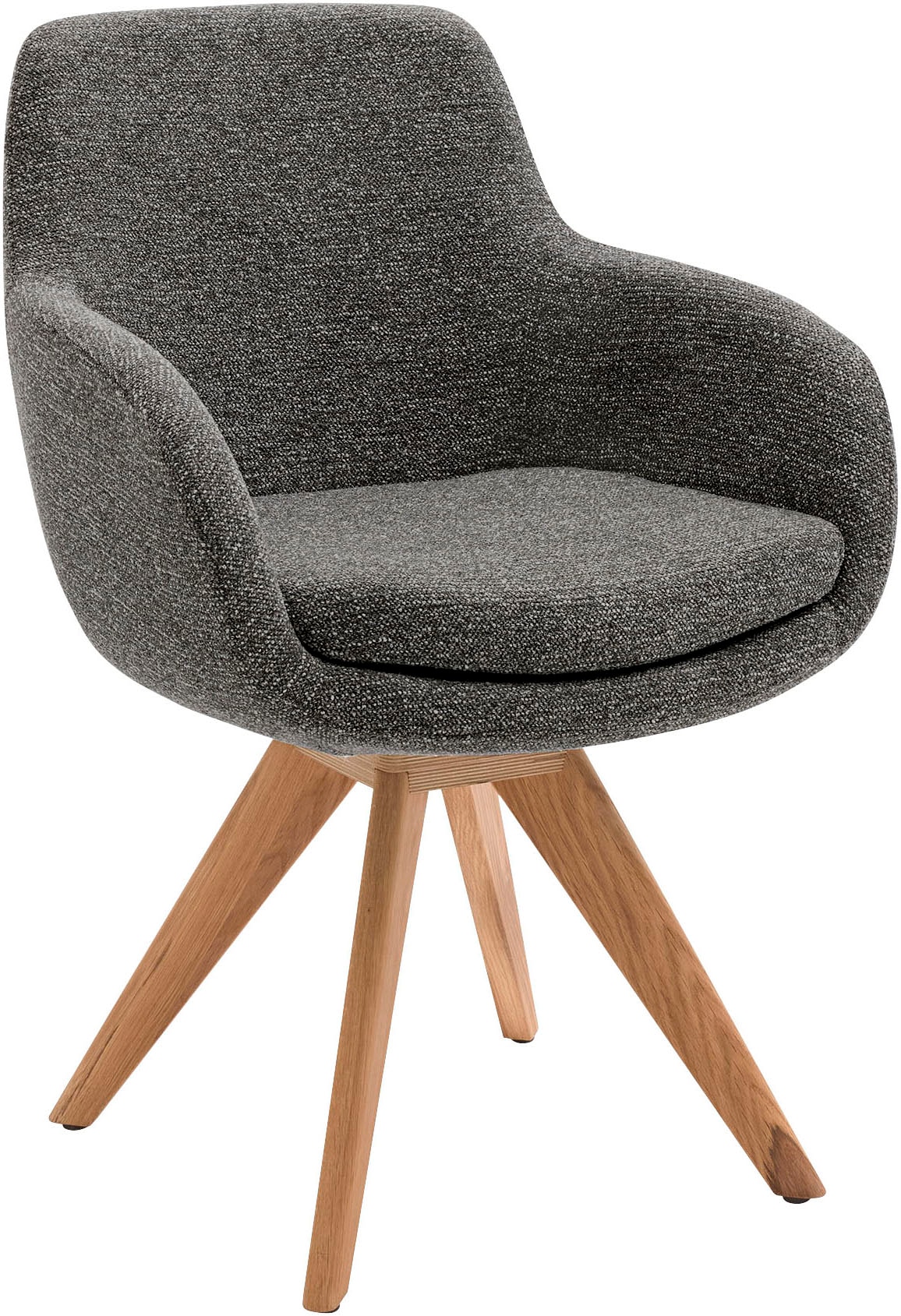 Musterring Esszimmerstuhl "Tavia" (Set) 2 Stk. Chenille Stativgestell Wilde günstig online kaufen