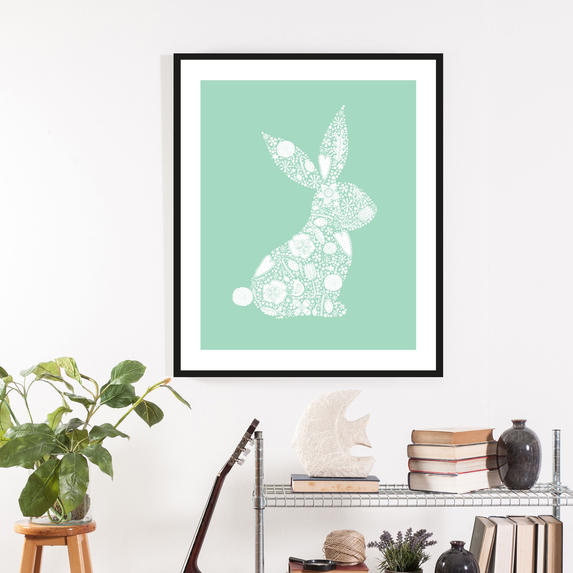 queence Bild »Akimo« Hase   Hasen   Haustiere   Kunst   Ostern 1 Stk. tlg. günstig online kaufen