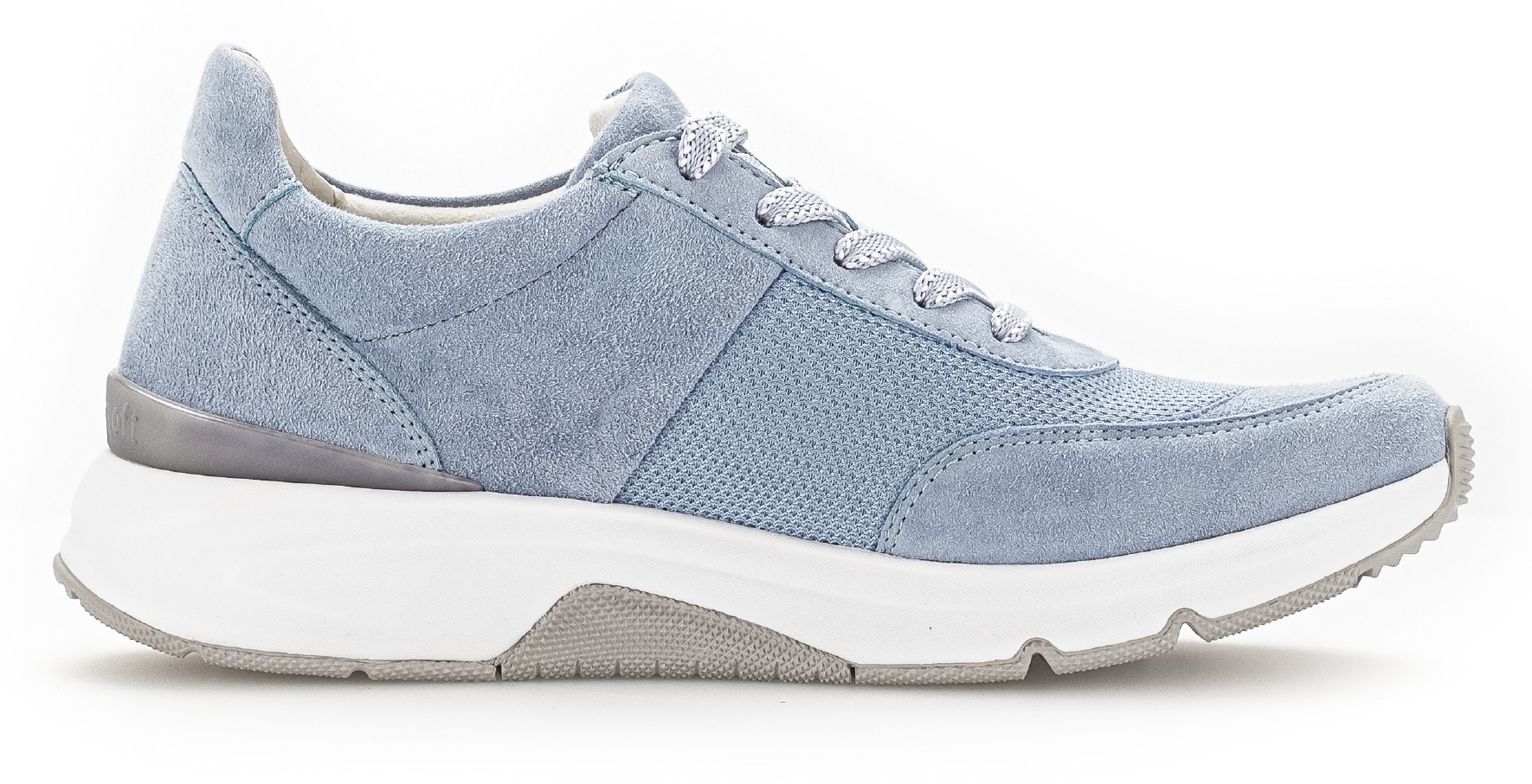 Gabor Rollingsoft Keilsneaker  , Freizeitschuh, Halbschuh, Schnürschuh, Logoschriftzug an der Ferse