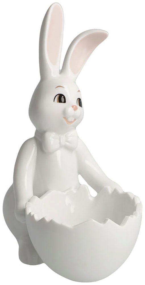 Goebel Osterhase »Figur Hase mit Schale Snow White - Sweet Boy«, Osterfigur, Dekofigur, Ostern, Osterdekoration