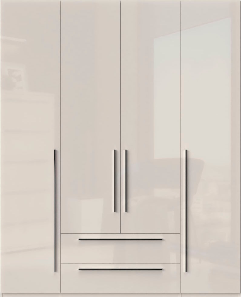 Places of Style Kleiderschrank »Piano, UV lackiert, hochglänzend in beige o günstig online kaufen