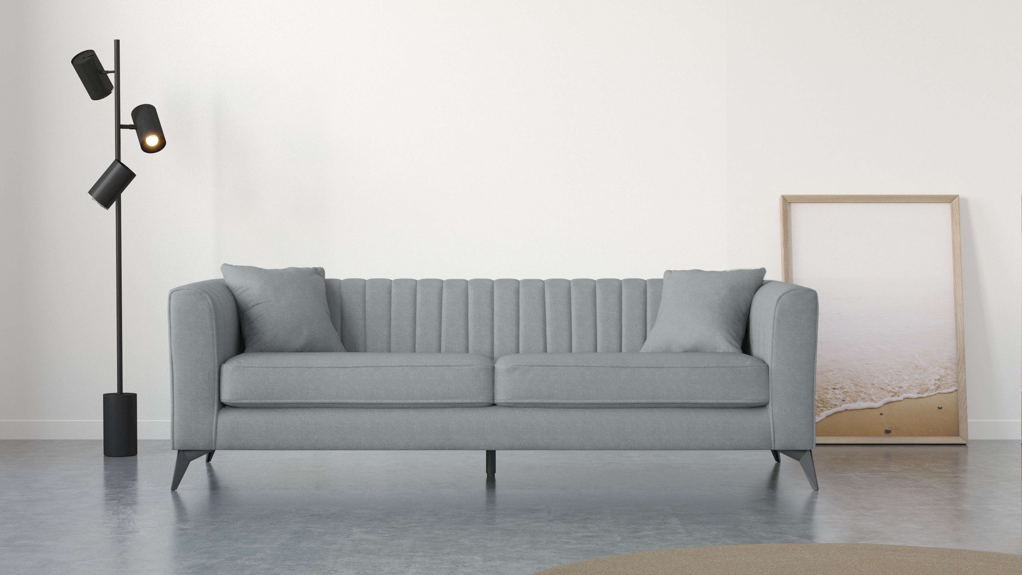 Home affaire 4-Sitzer »MATTHEW elegantes Designsofa, Maße B/T/H: 231/86/74 günstig online kaufen