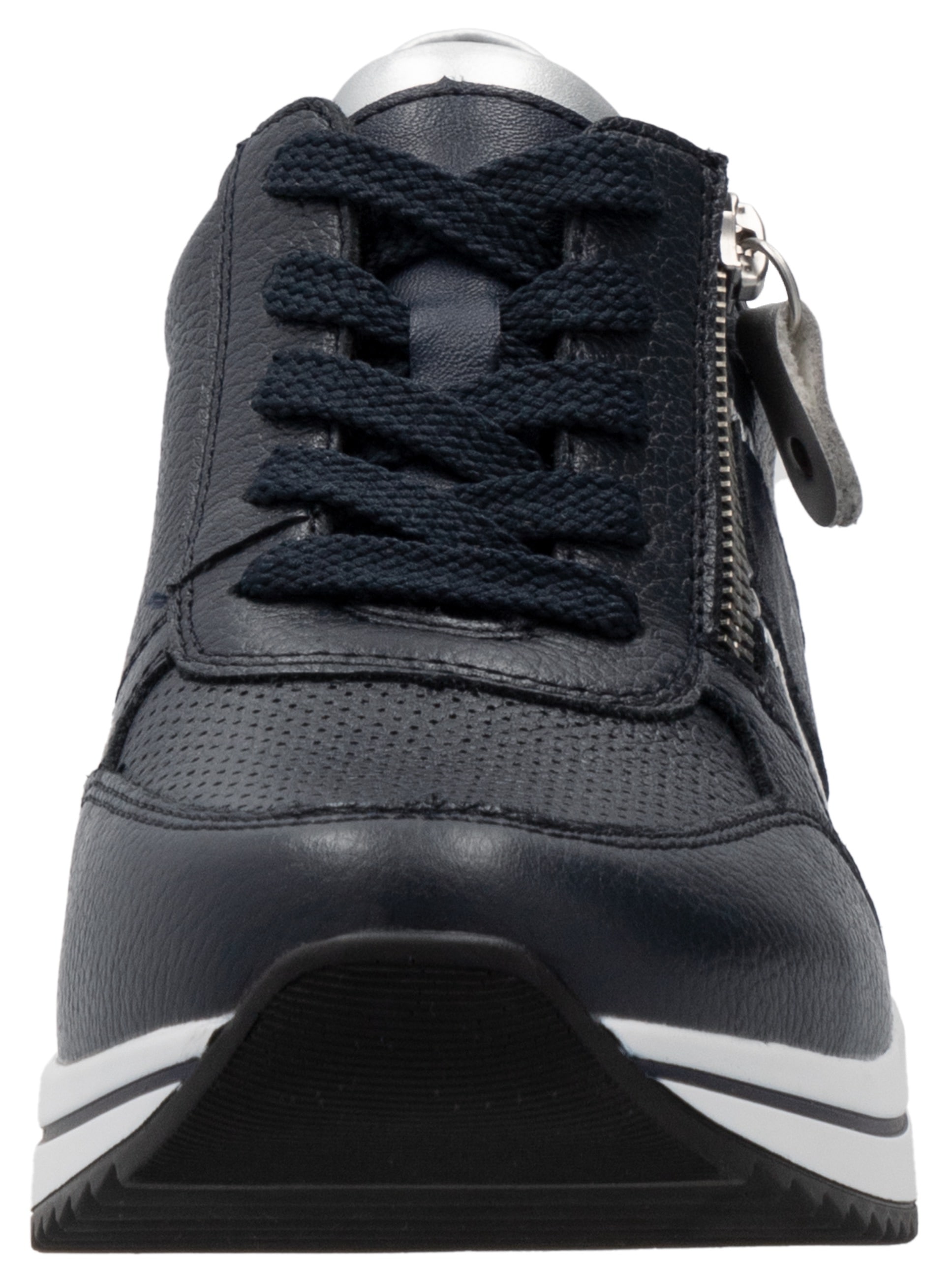 Remonte Keilsneaker  , Freizeitschuh, Halbschuh, Schnürschuh mit Metallic-Kontrastbesätzen