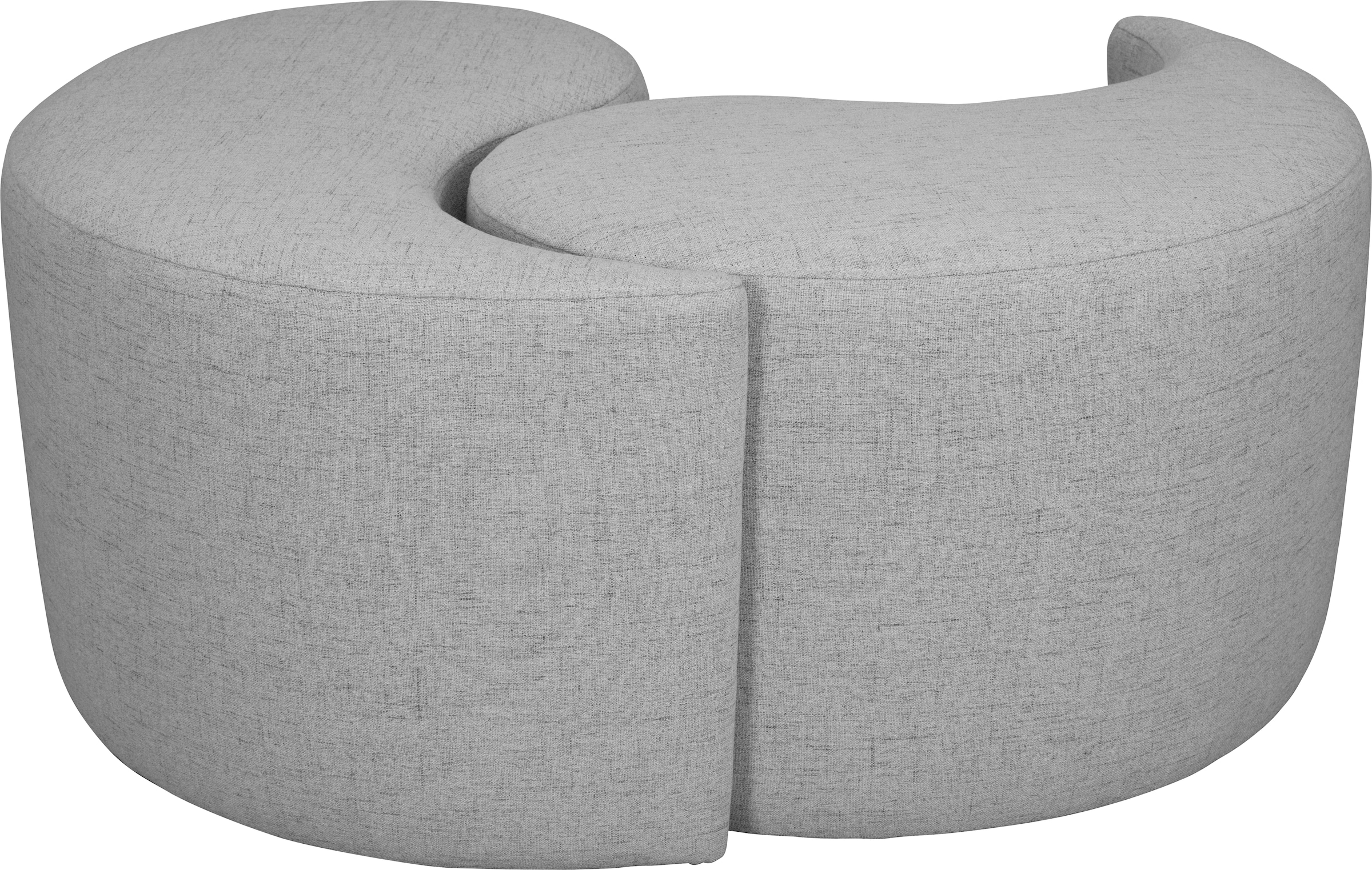 Guido Maria Kretschmer Home&Living Polsterhocker »Yin&Yang Durchmesser 82cm«, 2teilig, einzeln stellbar oder Yin-Yang-Optik