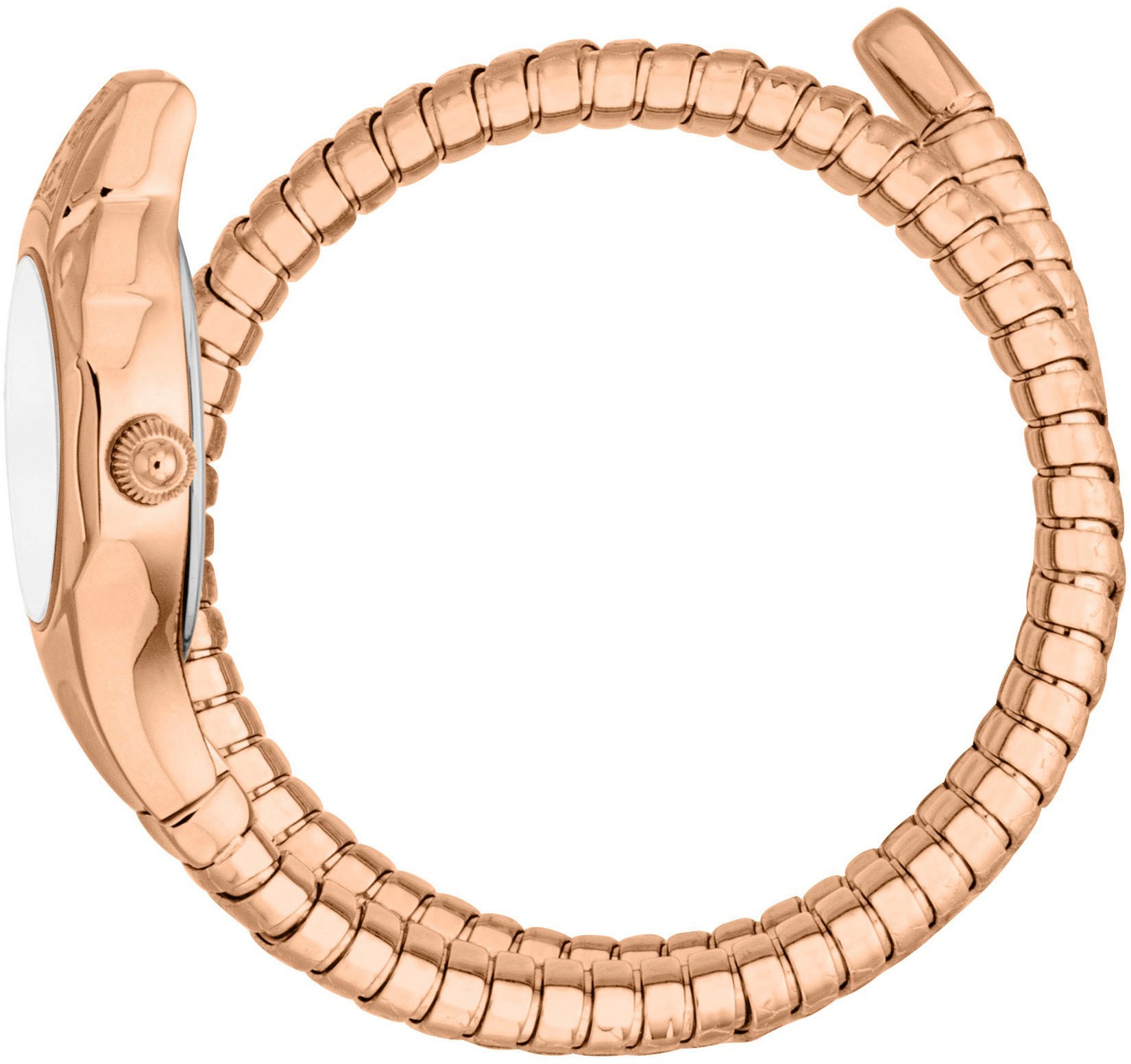 Just Cavalli Time Quarzuhr »Fiore« Armbanduhr, Damenuhr, Edelstahlarmband, analog, Kristallsteine