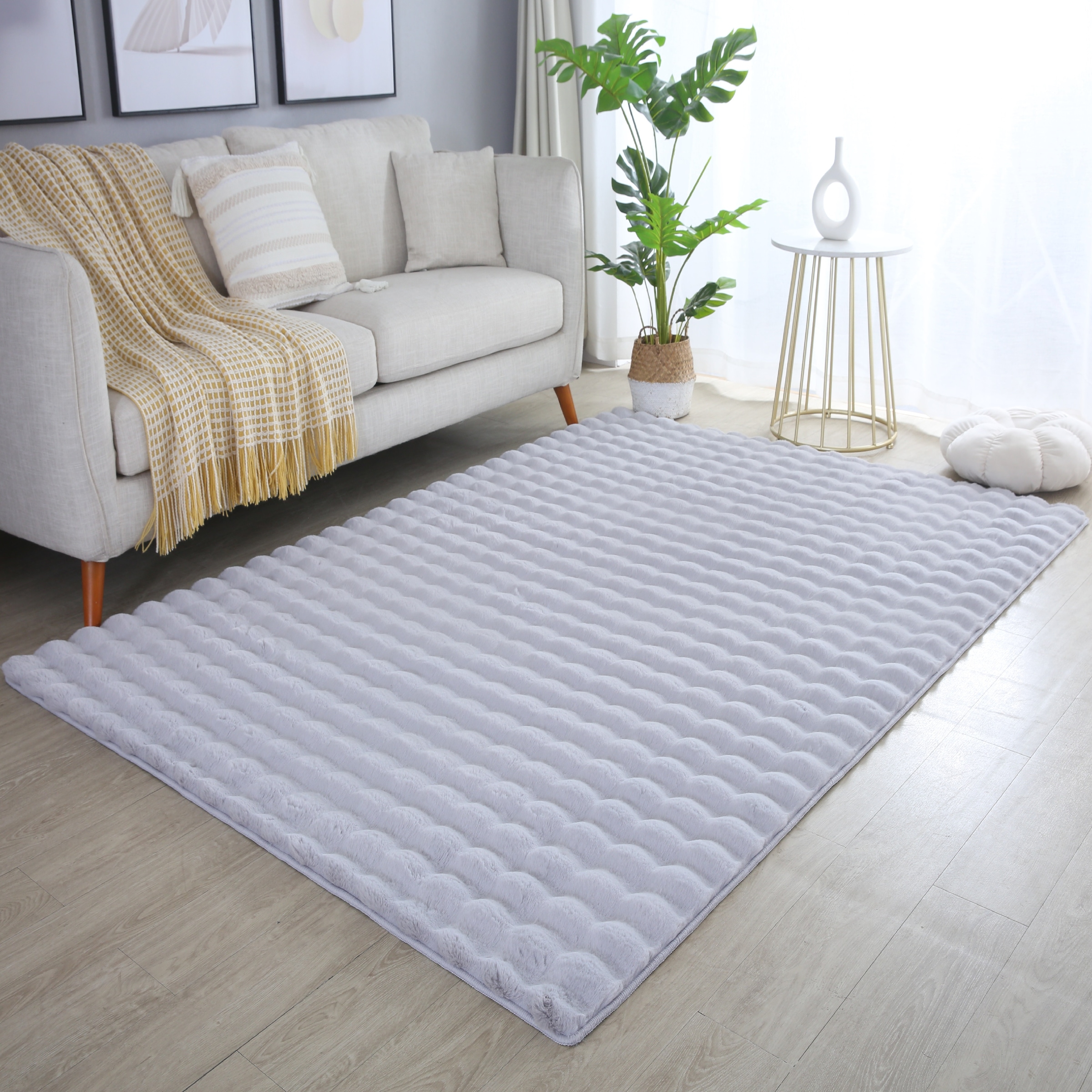 Ayyildiz Teppiche Hochflor-Teppich »AMBIANCE 5110«, rechteckig, 25 mm Höhe, Läufer / Besonders weich / Dicker Flor / Pflegeleicht
