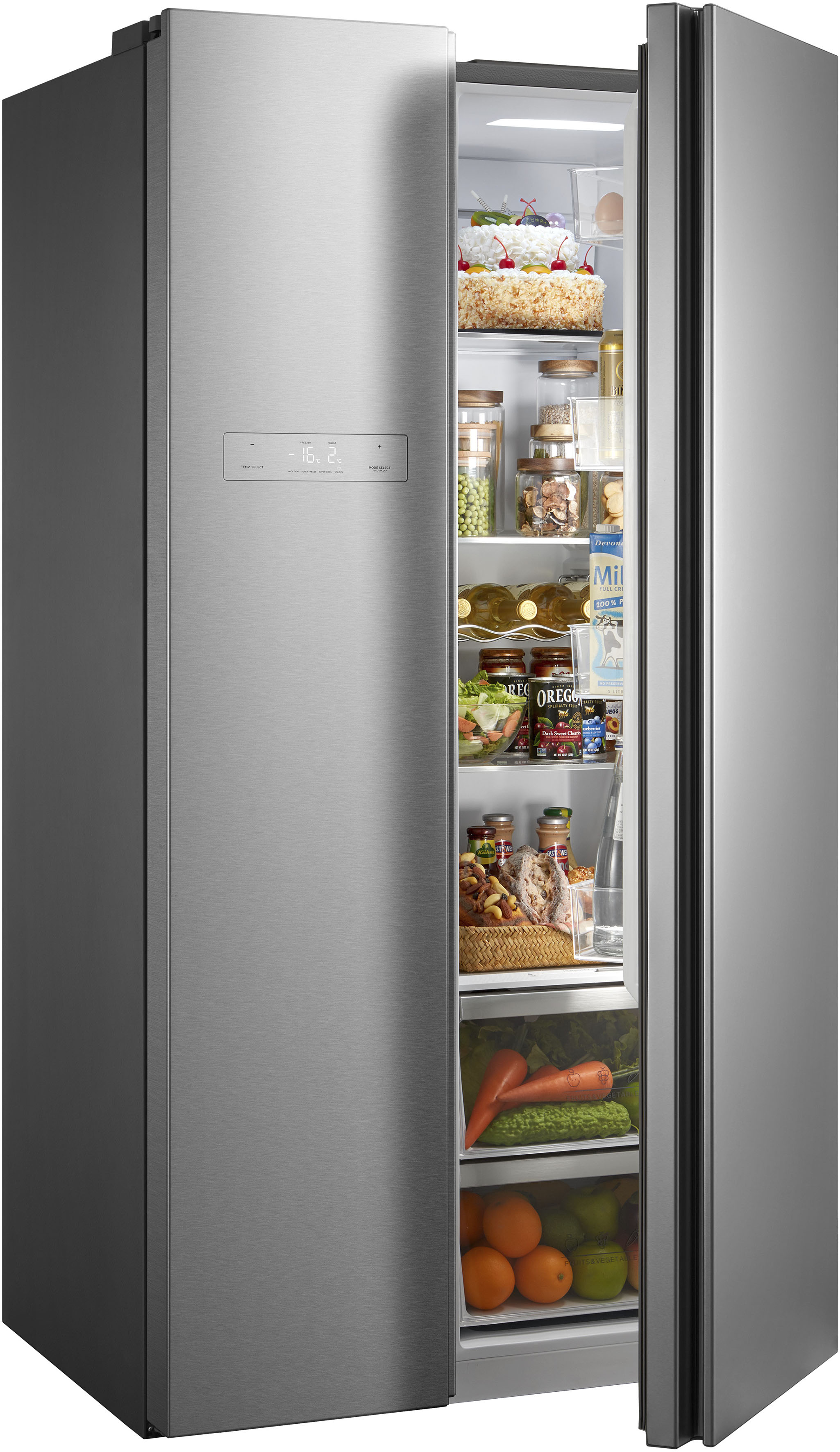 Side-by-Side, HSBS17590EI, 179,3 cm hoch, 91,0 cm breit