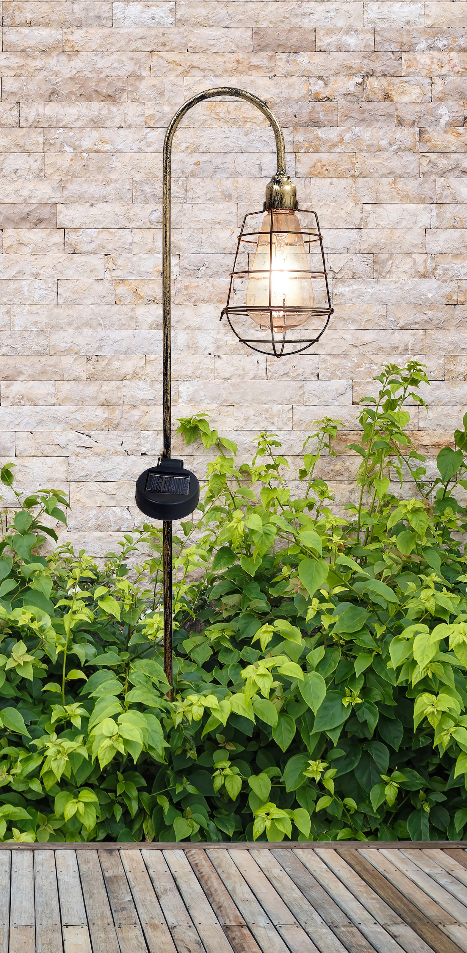 »Gitti«, näve auf kaufen flammig-flammig, >>Gitti LED 1 LED-Solar-Dekoerdspieß Raten Gartenleuchte