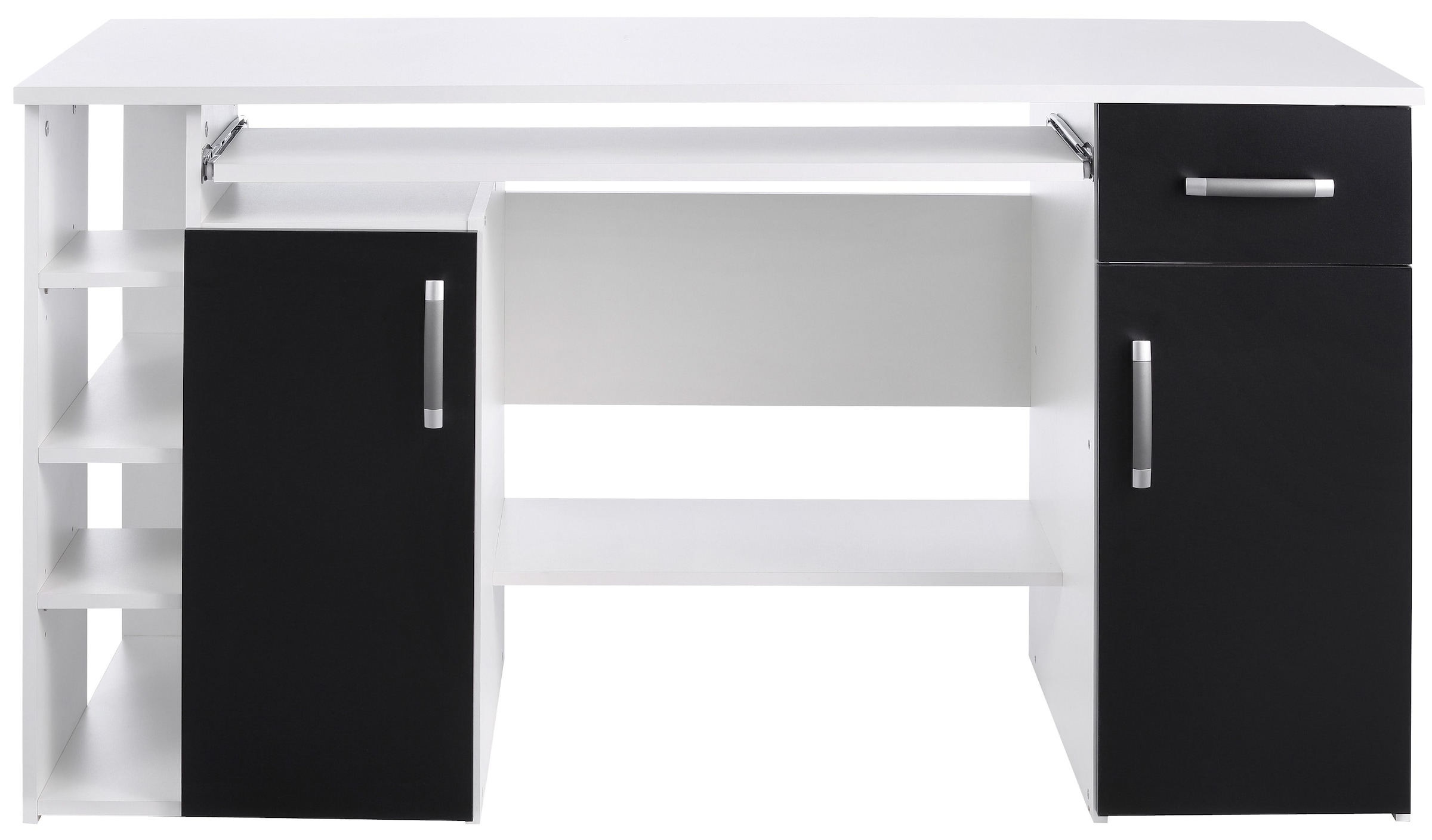 VOGL Möbelfabrik Schreibtisch »Tim«, mit 5 Fächern und Tastaturauszug, Made  in Germany online bestellen | Schreibtische