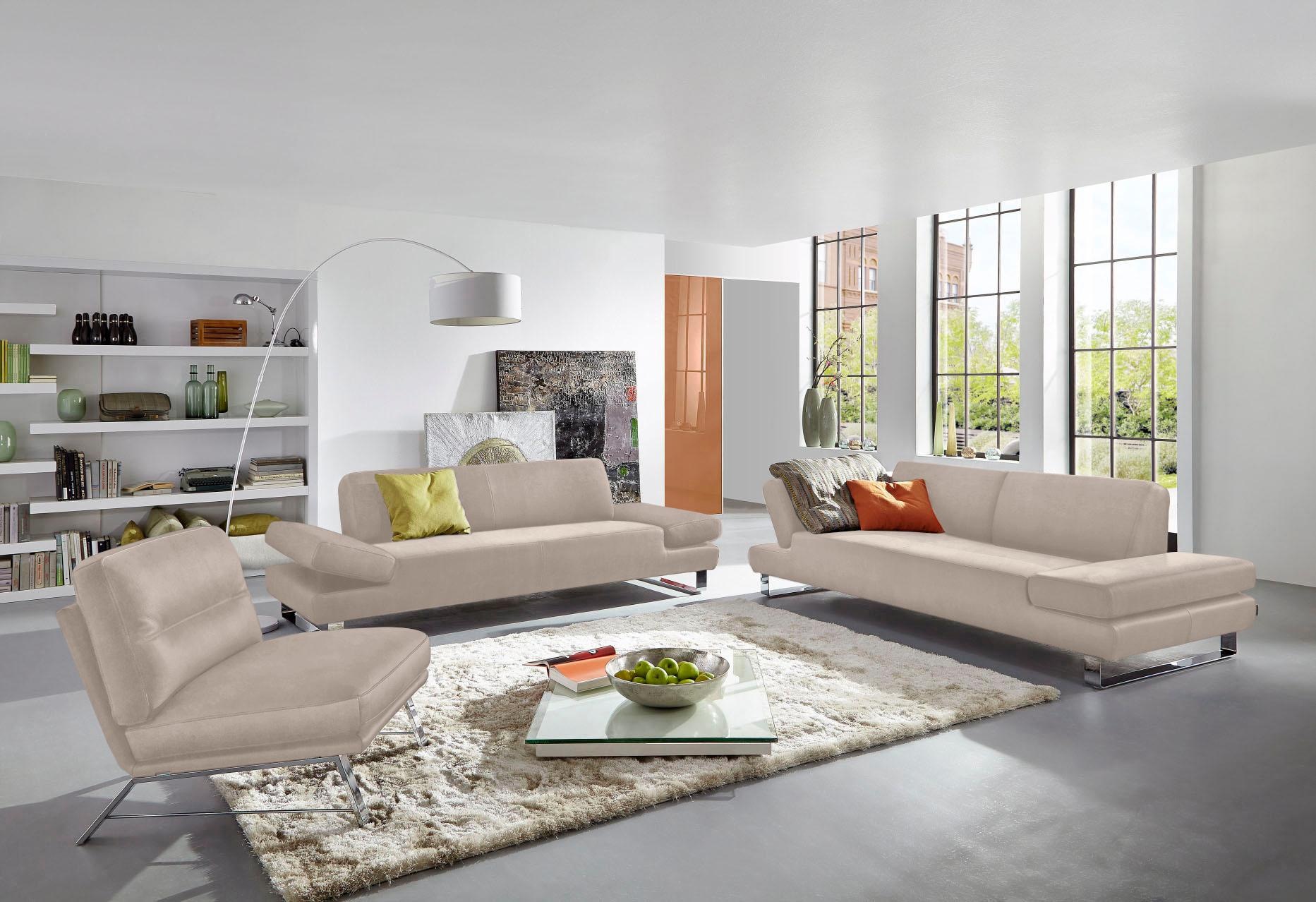 W.SCHILLIG 2-Sitzer »taboo Designsofa mit hohem Sitzkomfort«, mit Normaltiefe, inklusive Armlehnenverstellung