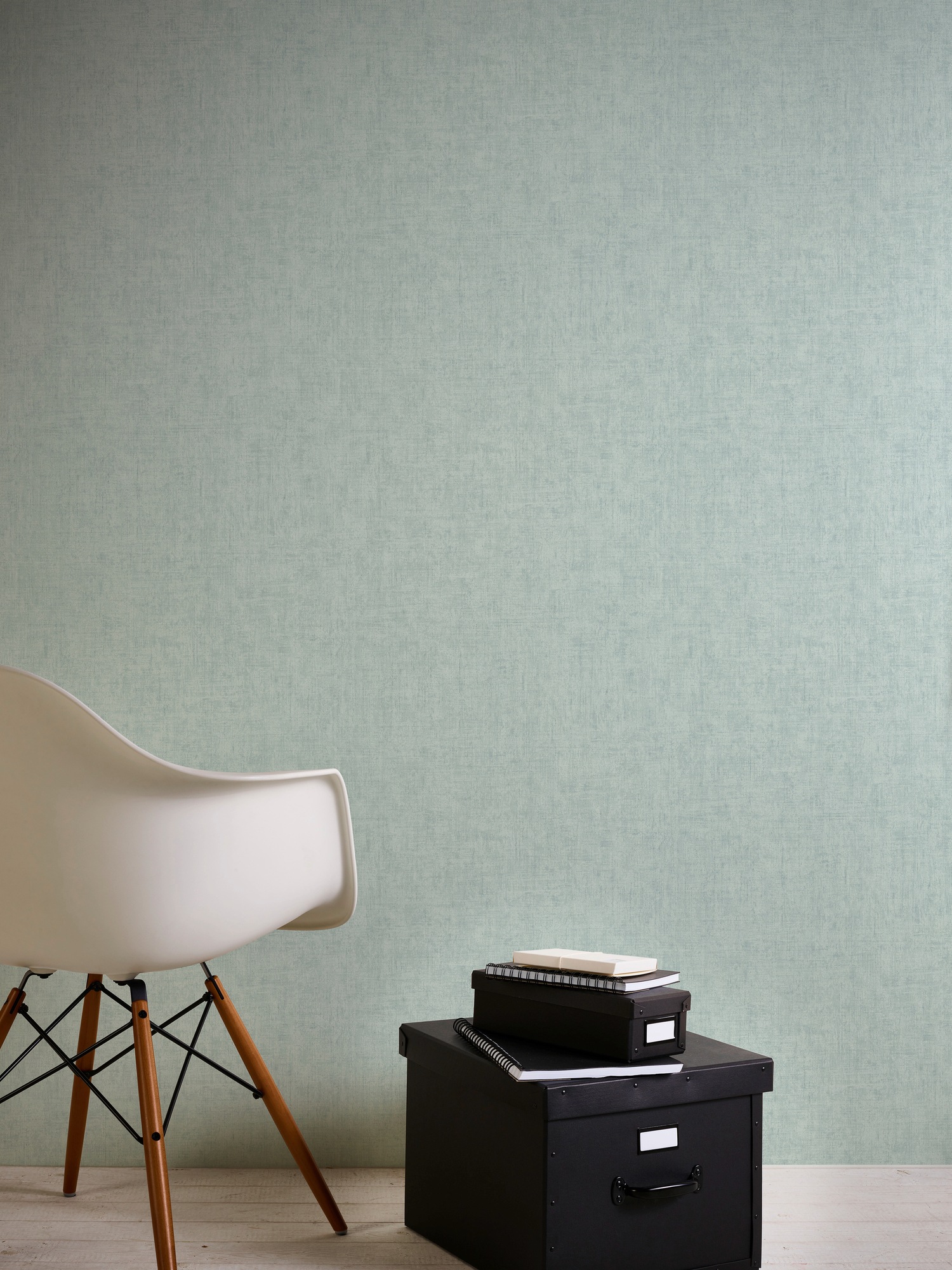 A.S. Création Vliestapete »Greenery Uni in Vintage Optik«, uni-einfarbig-unifarben, Uni Tapete einfarbig Tapeten Wohnzimmer Schlafzimmer Küche modern Büro