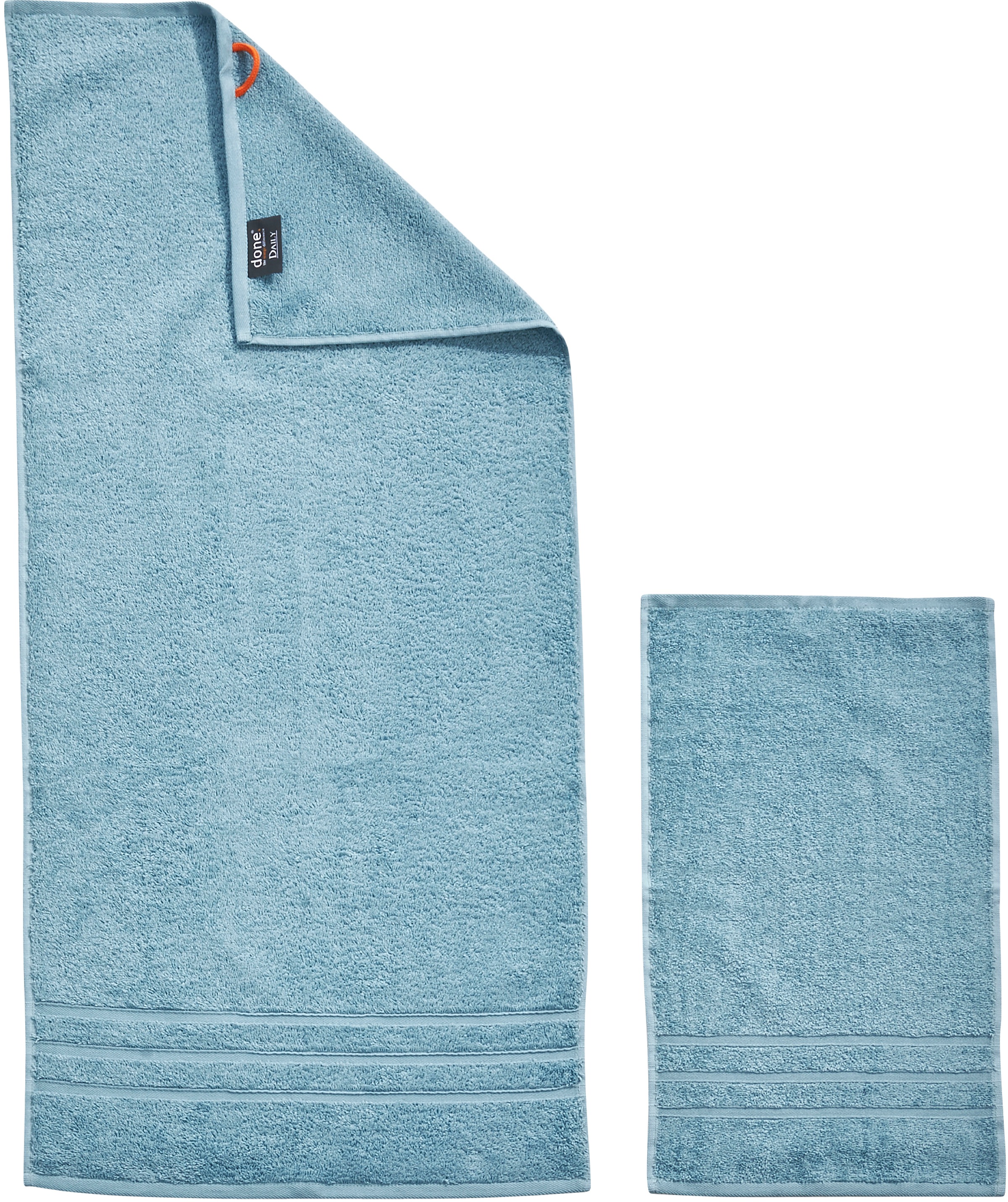 done.® Handtuch Set »Daily Uni«, (Set, 4 St., 2 Gästetücher (30x50 cm)-2 Ha günstig online kaufen