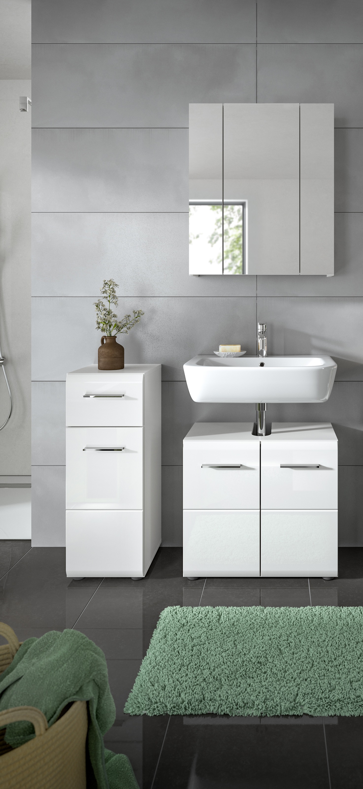 INOSIGN Badmöbel-Set »FLORENZ, TOPSELLER!, 3-teilige Badkombination, hochwe günstig online kaufen