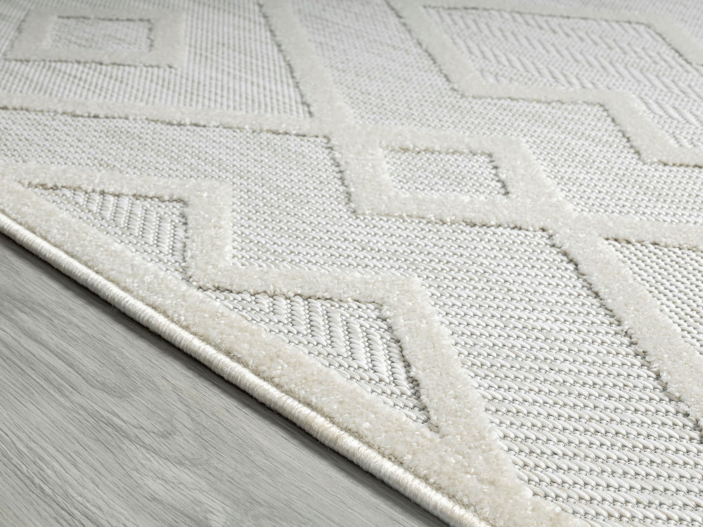 merinos Teppich »Tenerife 54085«, rechteckig, 5 mm Höhe, In- und Outdoor geeignet, robuster Kurzflor, Balkon, Außenbereich