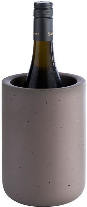 APS Wein- und Sektkühler »Element, Maße ca. Ø 12 cm, Höhe 19 cm, Innendurchmesser ca. 9,5 cm«, (1 tlg.), aus Naturstein, für Flaschen und Getränke, auch als Vase einsetzbar