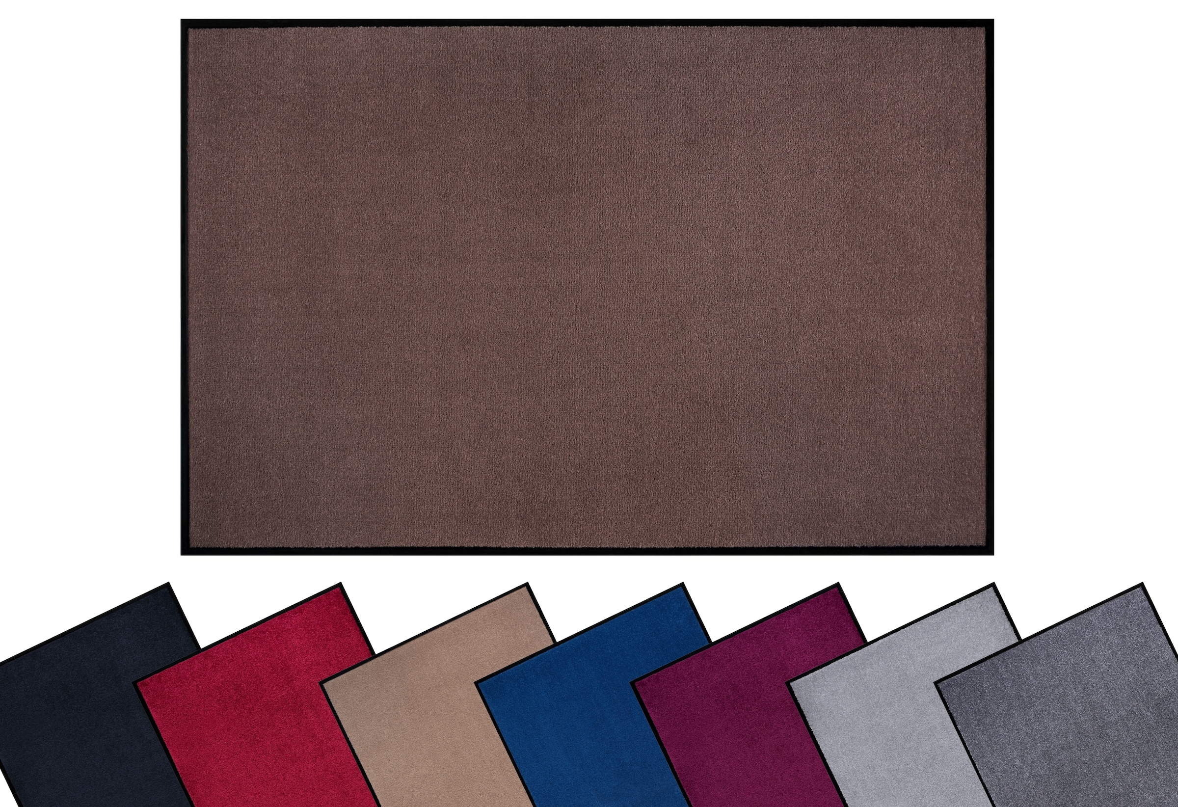 my home Fußmatte »Triton«, rechteckig, 7 mm Höhe, Schmutzfangmatte, Türmatt günstig online kaufen