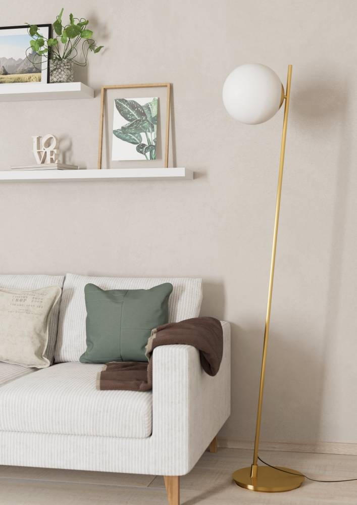 EGLO Stehlampe »RONDO 4«, 1 flammig, Leuchtmittel E27 | ohne Leuchtmittel, Standleuchte, Stehleuchte aus Metall und Glas, E27 Fassung, 174,5 cm