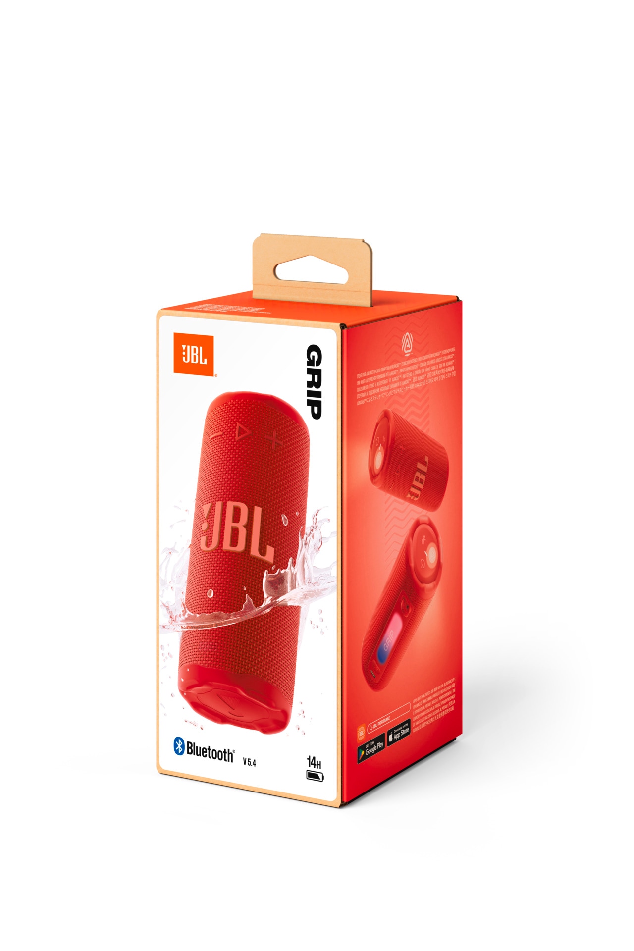JBL Bluetooth-Lautsprecher »GRIP«, Kompakter Bluetooth-Speaker, starker JBL Pro Sound und Ambient Light