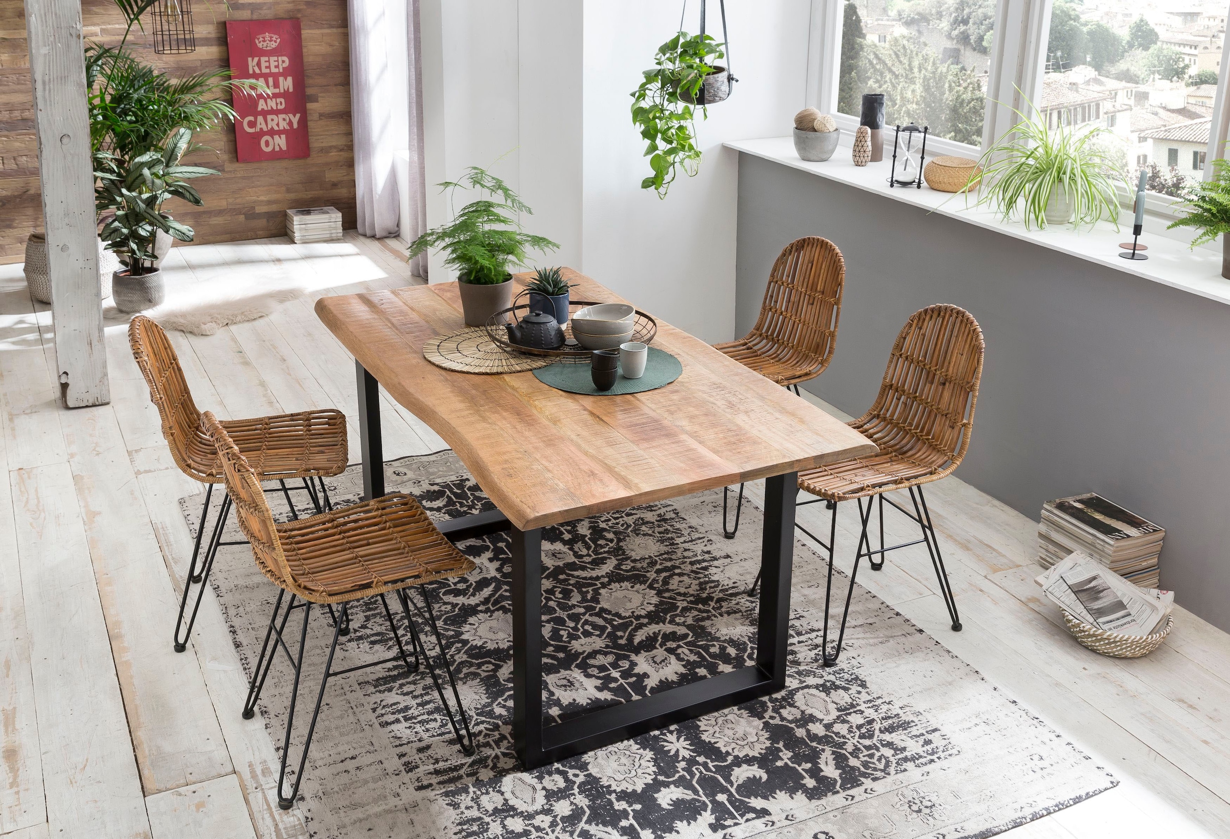 SIT Esstisch, Mangoholz massiv