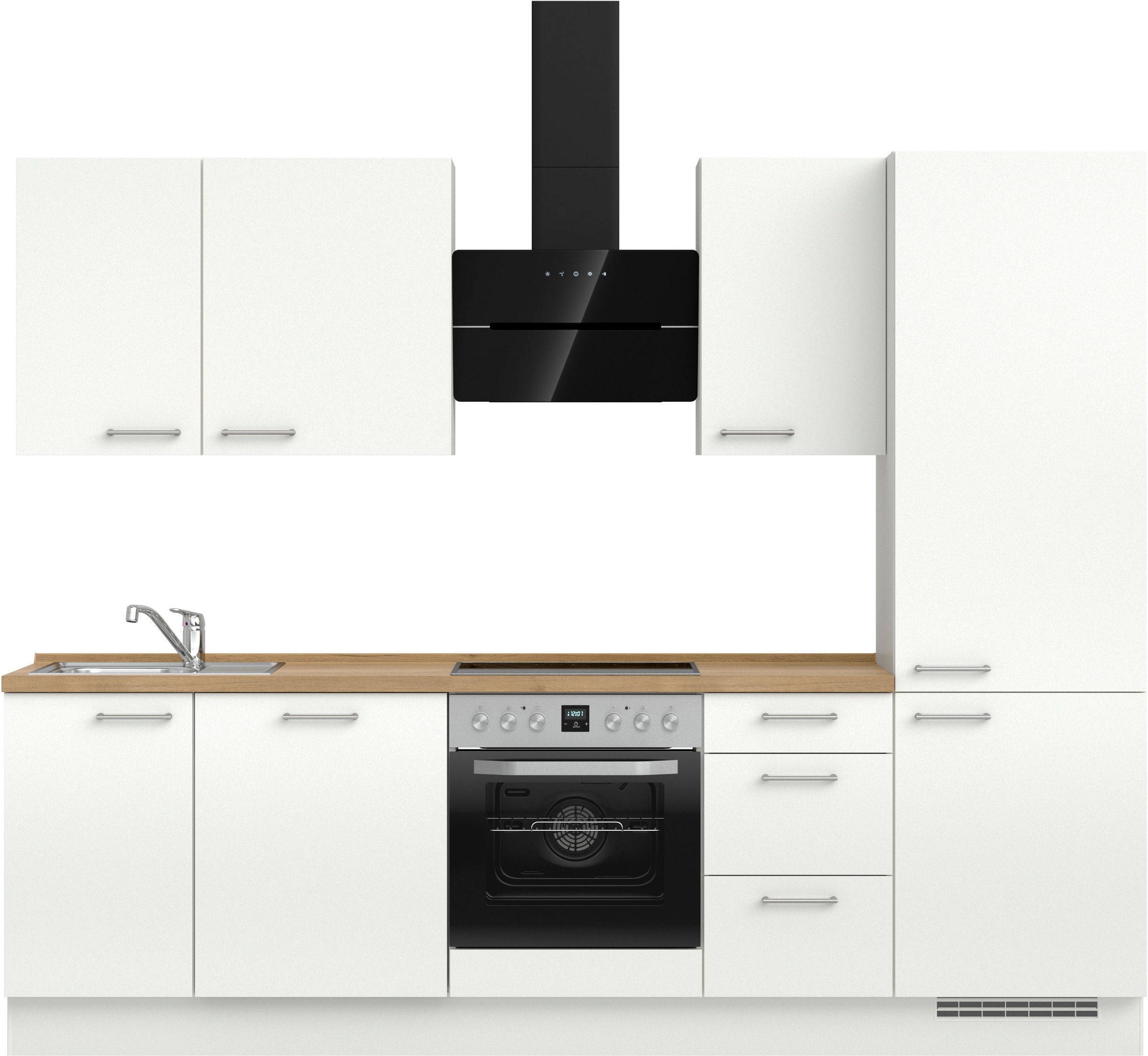 nobilia® Küchenzeile »"Laser II", Ausrichtung wählbar, Breite 270 cm« vormo günstig online kaufen