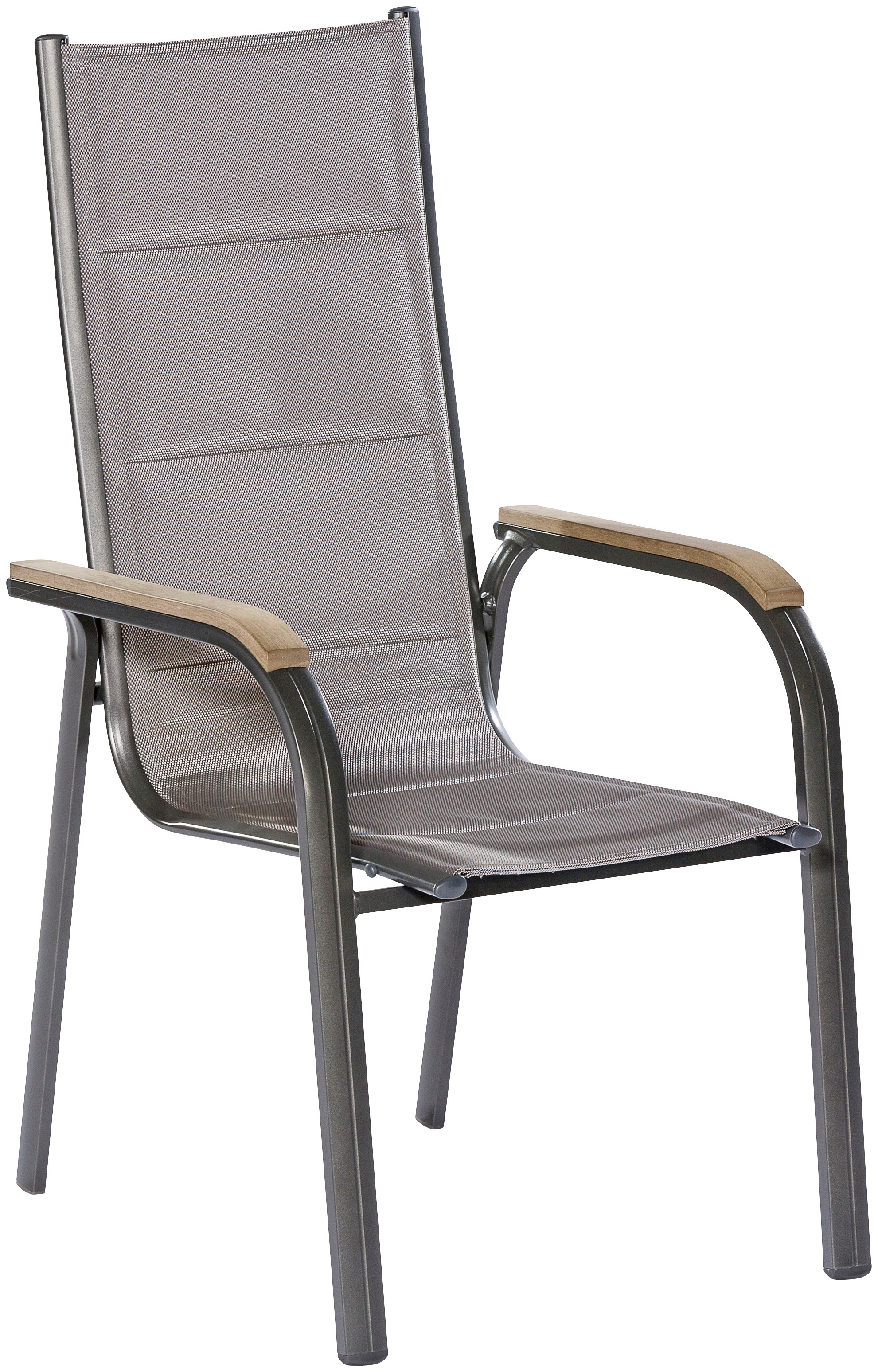 MERXX Gartenstuhl »Trivero« (Set) 2 Stk.2er Set, Alu/Textil, stapelbar, bra günstig online kaufen