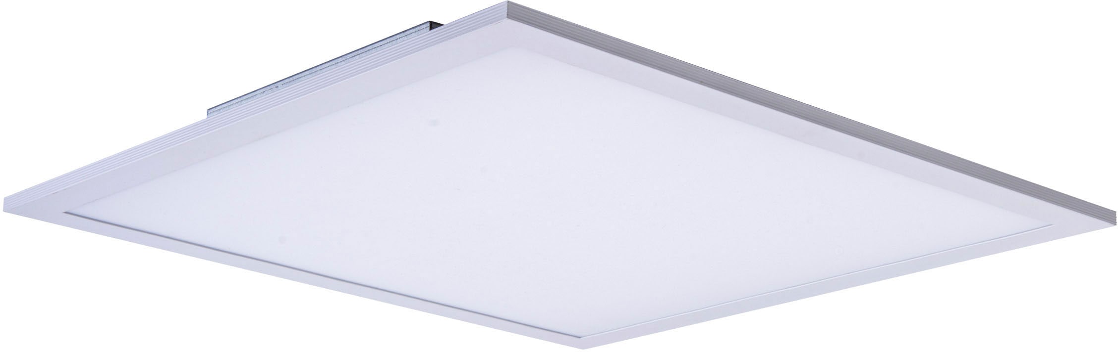 näve LED Panel »Nicola«, 1 flammig-flammig, Aufbaupanel weiß 45x45cm, H: 6cm, 120 LED, Lichtfarbe neutralweiß