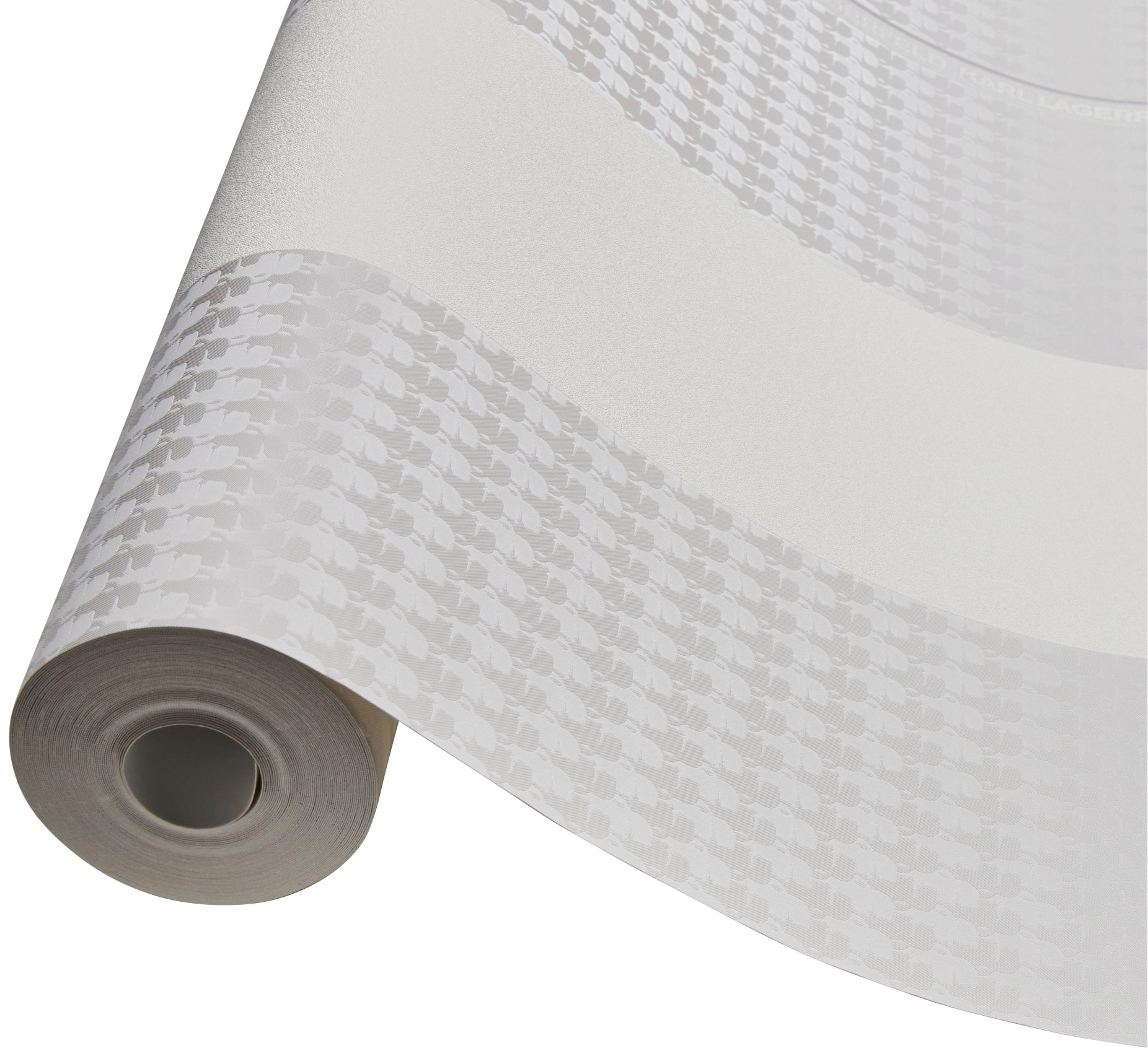 Bricoflor Moderne Tapete in Weiß Silber Metallic Streifentapete mit Fashion günstig online kaufen