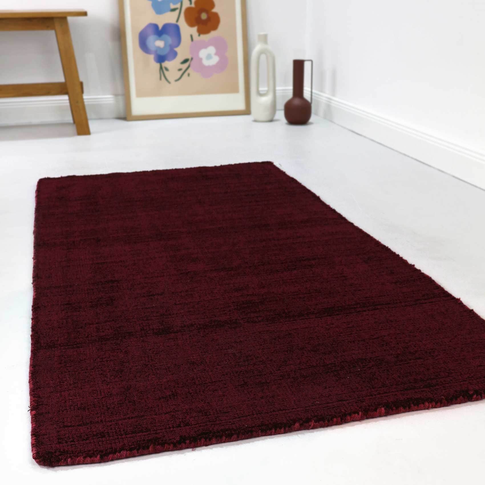 Esprit Teppich »Gil, ESP-39954, auch als Läufer erhältlich«, rechteckig, 8 mm Höhe, handgewebt, seidig glänzend, schimmernde Farbbrillianz, Melangeeffekt