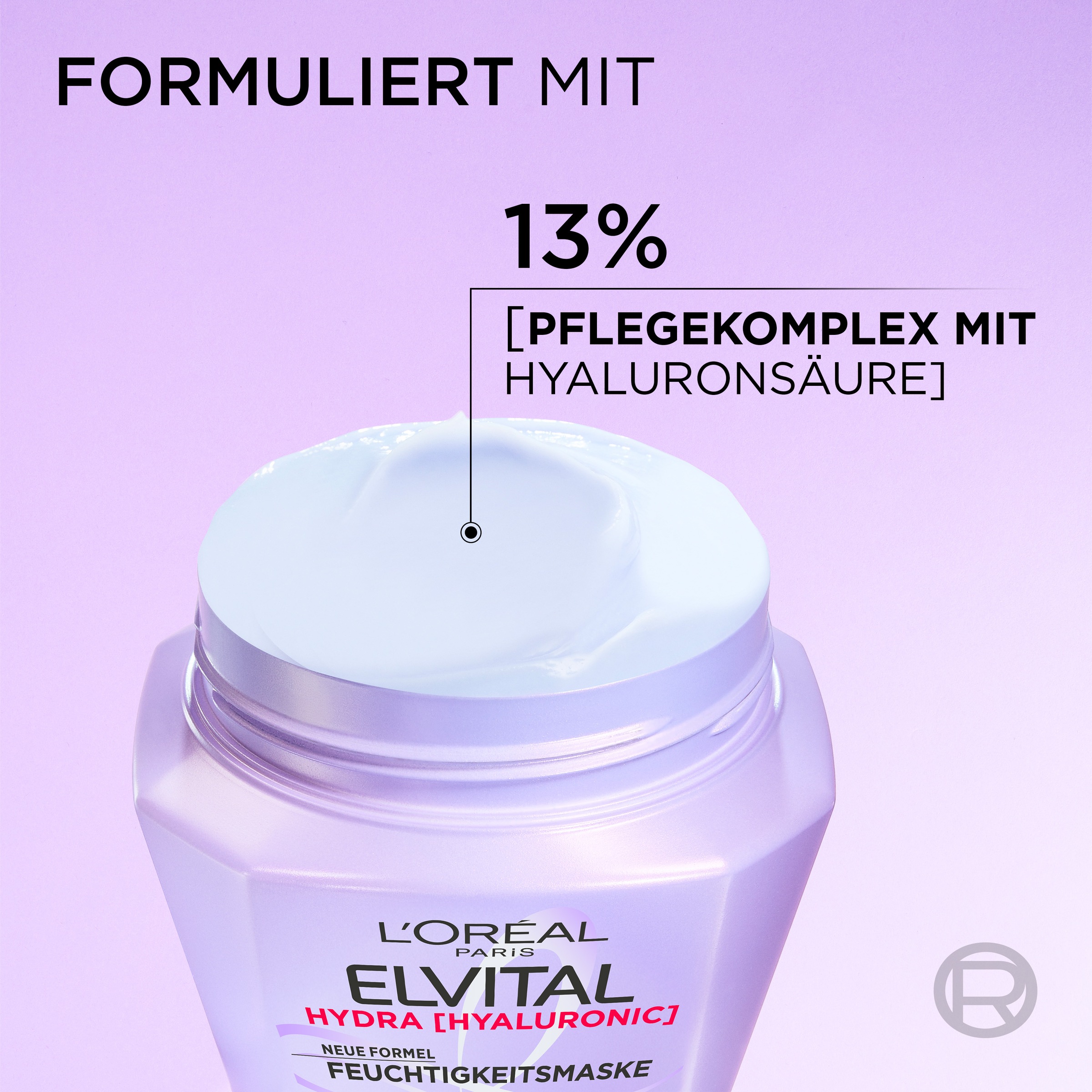 L'ORÉAL PARIS Haarmaske »ELVITAL HYDRA MASKE« für feuchtigkeitsbedürftiges Haaar