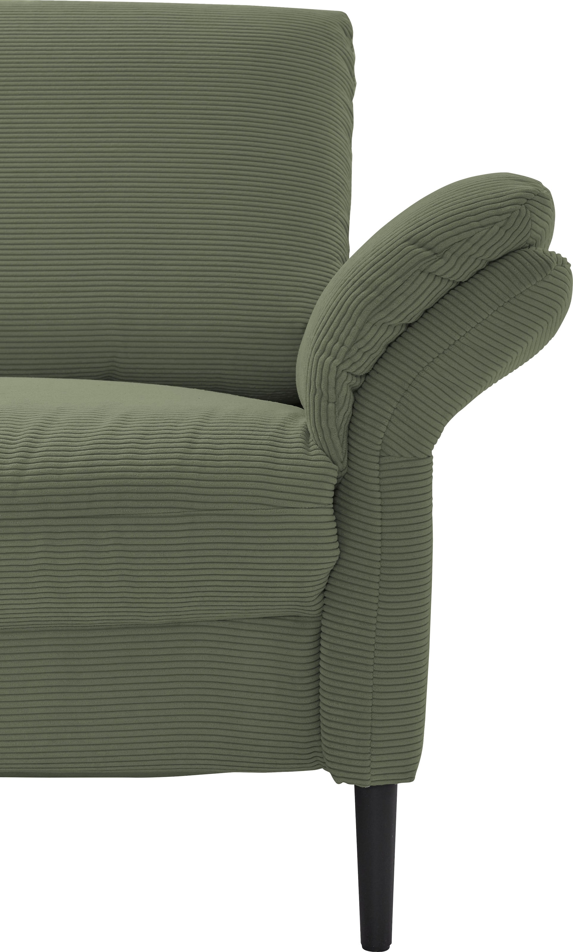 Places of Style Ecksofa »Sarsina: mit Tonnentaschen-Federkern, perfekt zum Entspannen L-Form«, inklusive 1 motorischen Relaxfunktion mit Herz-Waage-Beschlag