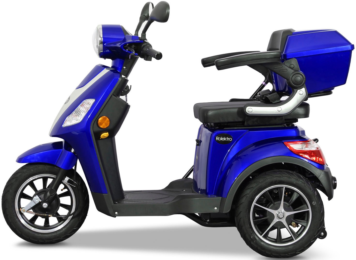Rolektro Elektromobil »E-Trike 25 V.2, Blei-Gel-Akku«, (mit Topcase)
