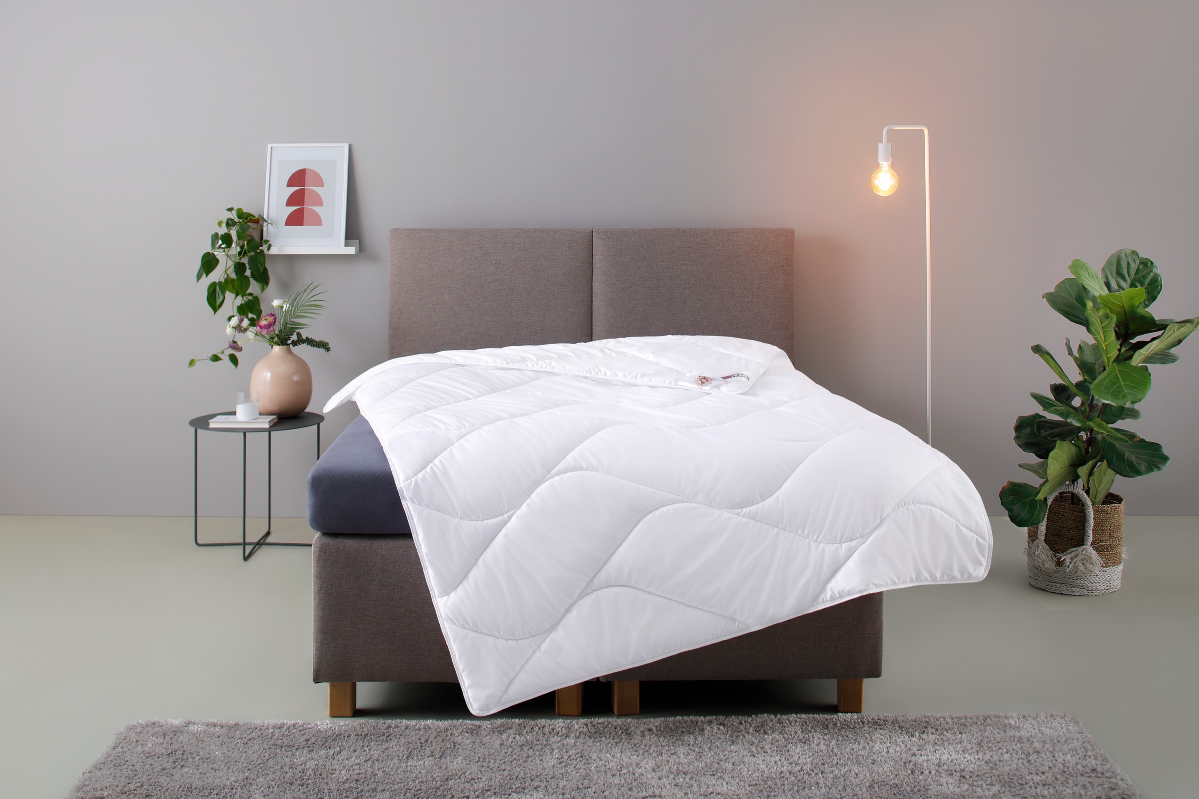 my home Microfaserbettdecke »Fantasy, Bettdecke 135x200 cm, 155x220 cm, 200 günstig online kaufen