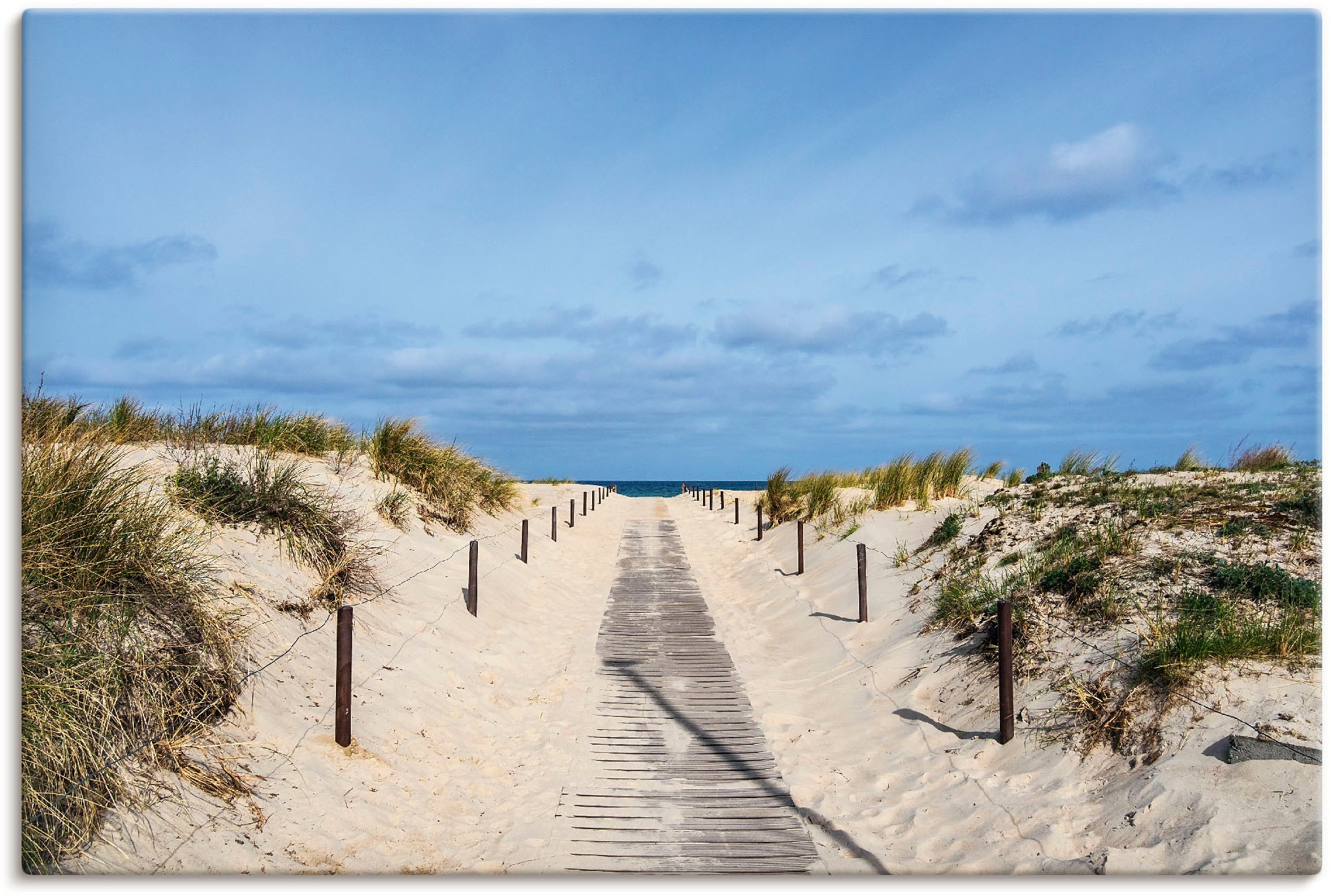 Artland Wandbild »Strandaufgang an Küste der Ostsee«, Strandbilder, (1 St.),  als Alubild, Leinwandbild, Wandaufkleber oder Poster in versch. Größen auf  Rechnung bestellen