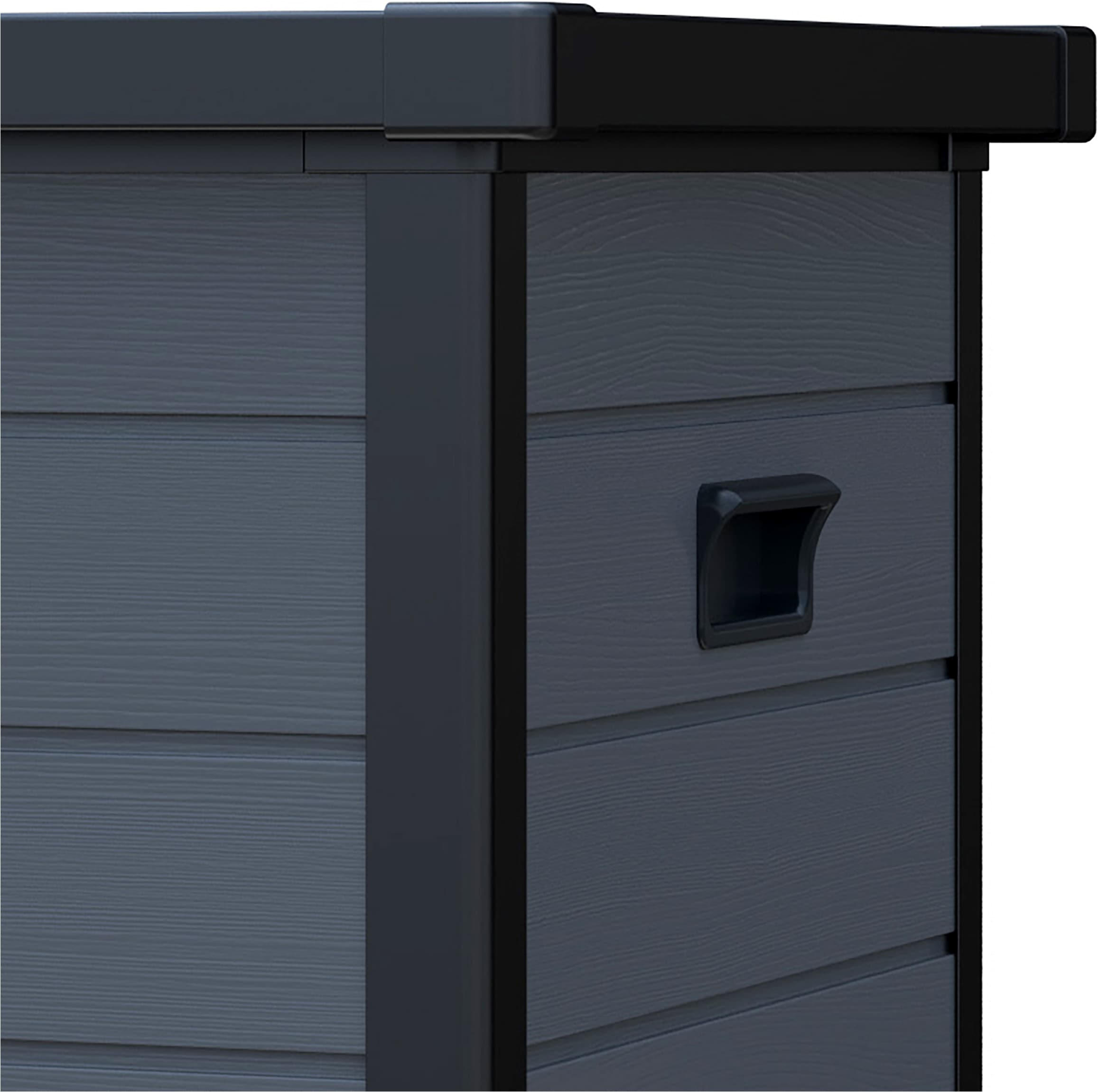 WESTMANN Mülltonnenbox »Pedura 5, 5x 240l, Anthrazit« Mit Fußpedal zum Öffnen