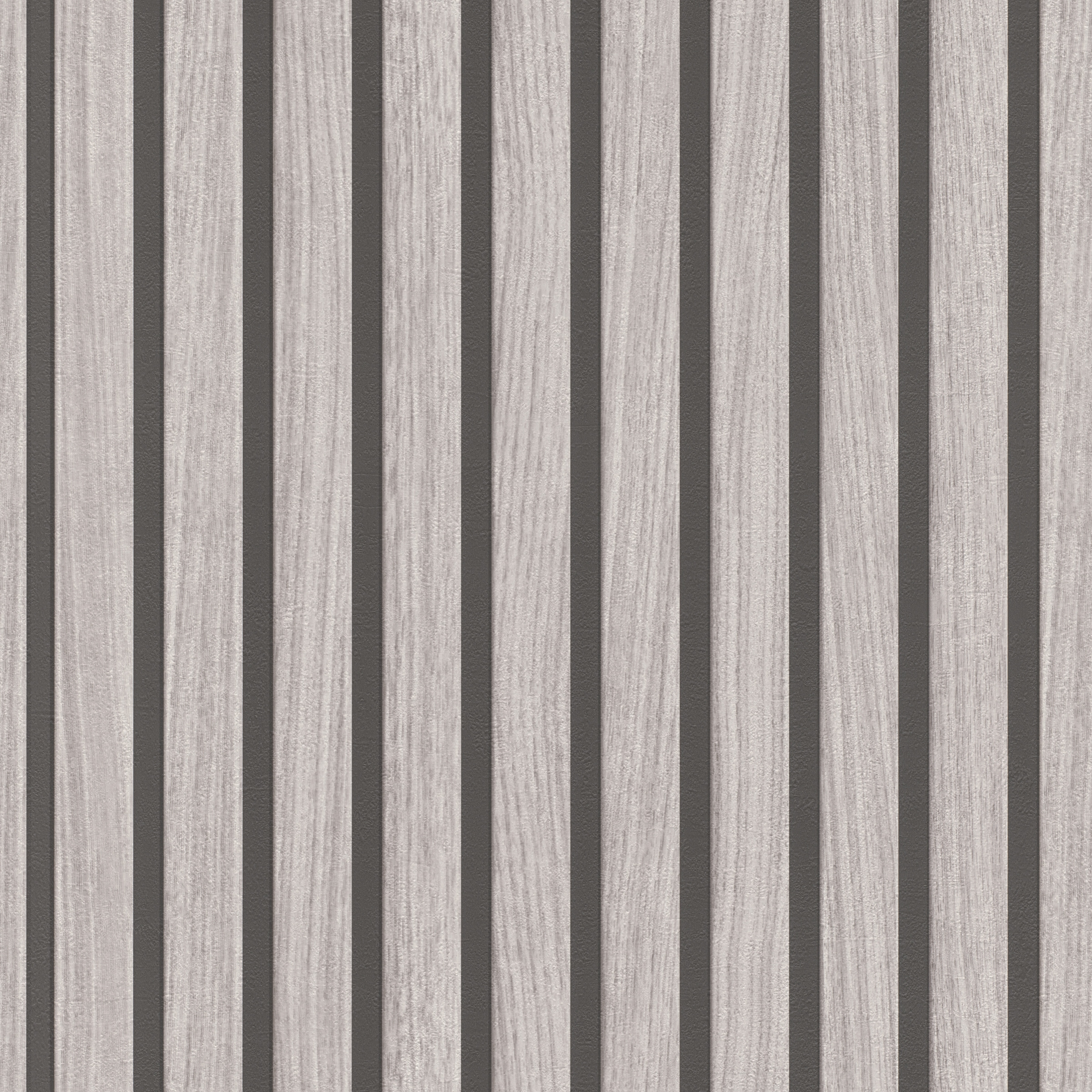 Rasch Papiertapete »Papiertapete mit Holzpaneelen in Grau«, Holz, Akustikpaneel-Optik