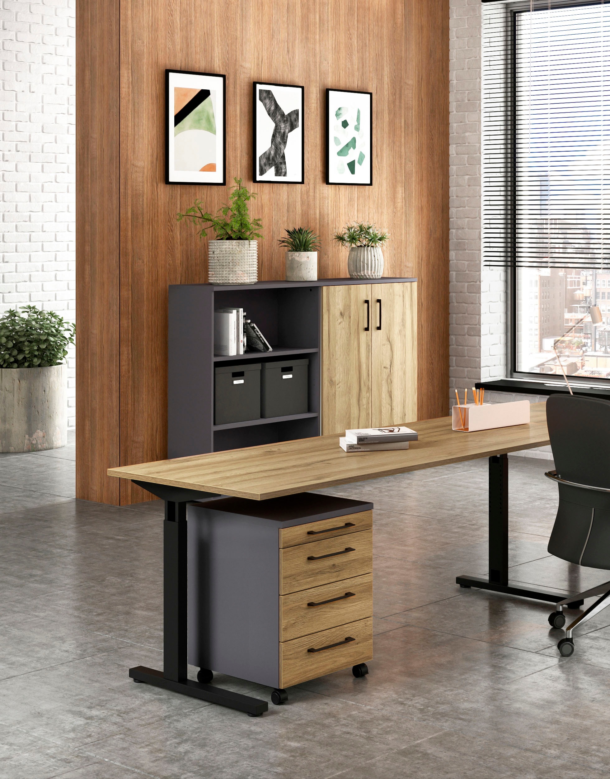 GERMANIA Büromöbel-Set »GW-Profi 3.0« Set, 4 Stk. tlg. günstig online kaufen