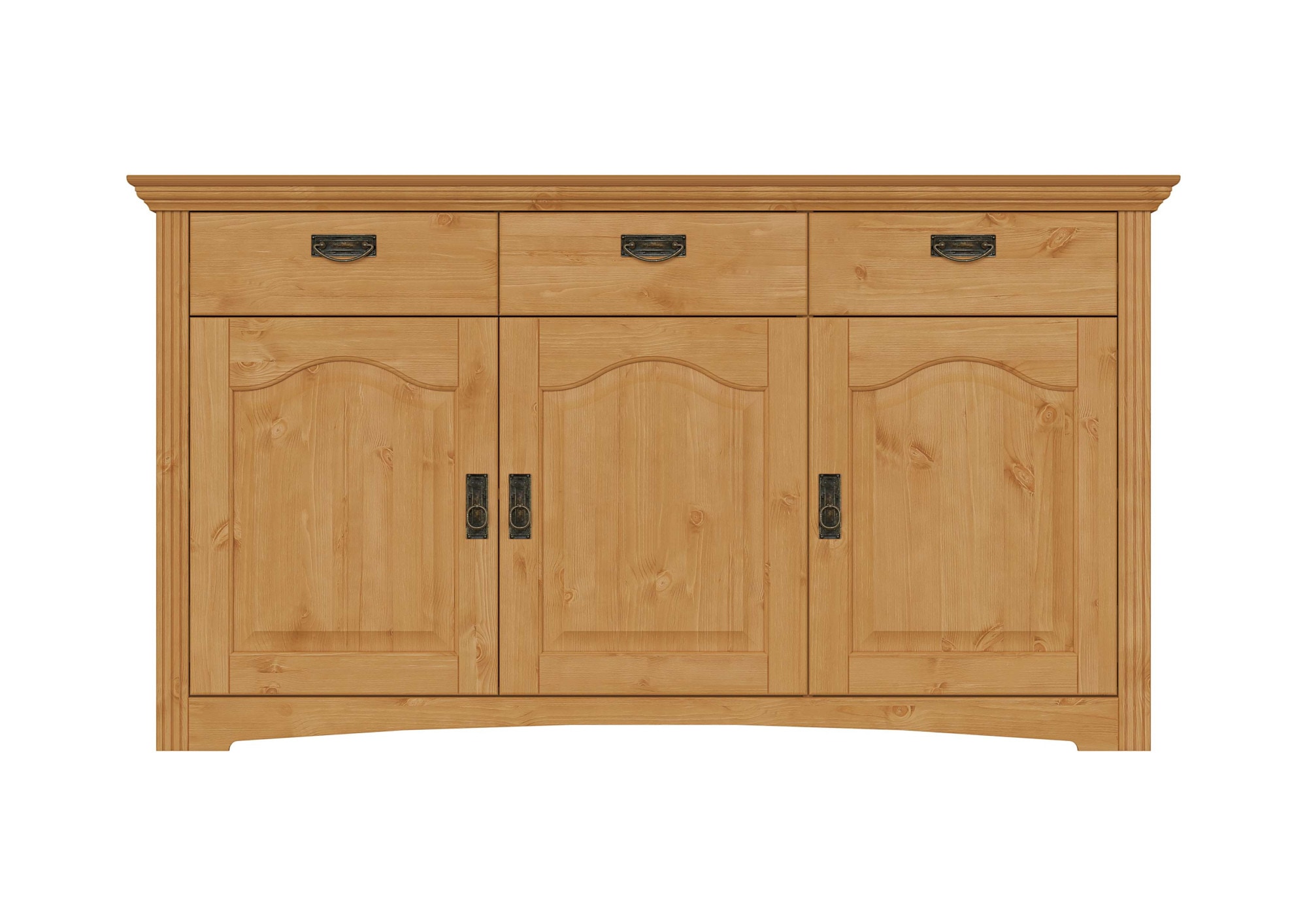 Home affaire Kommode »Konrad« aus massiver Kiefer, Breite 156 cm, mit Schubladen, FSC®