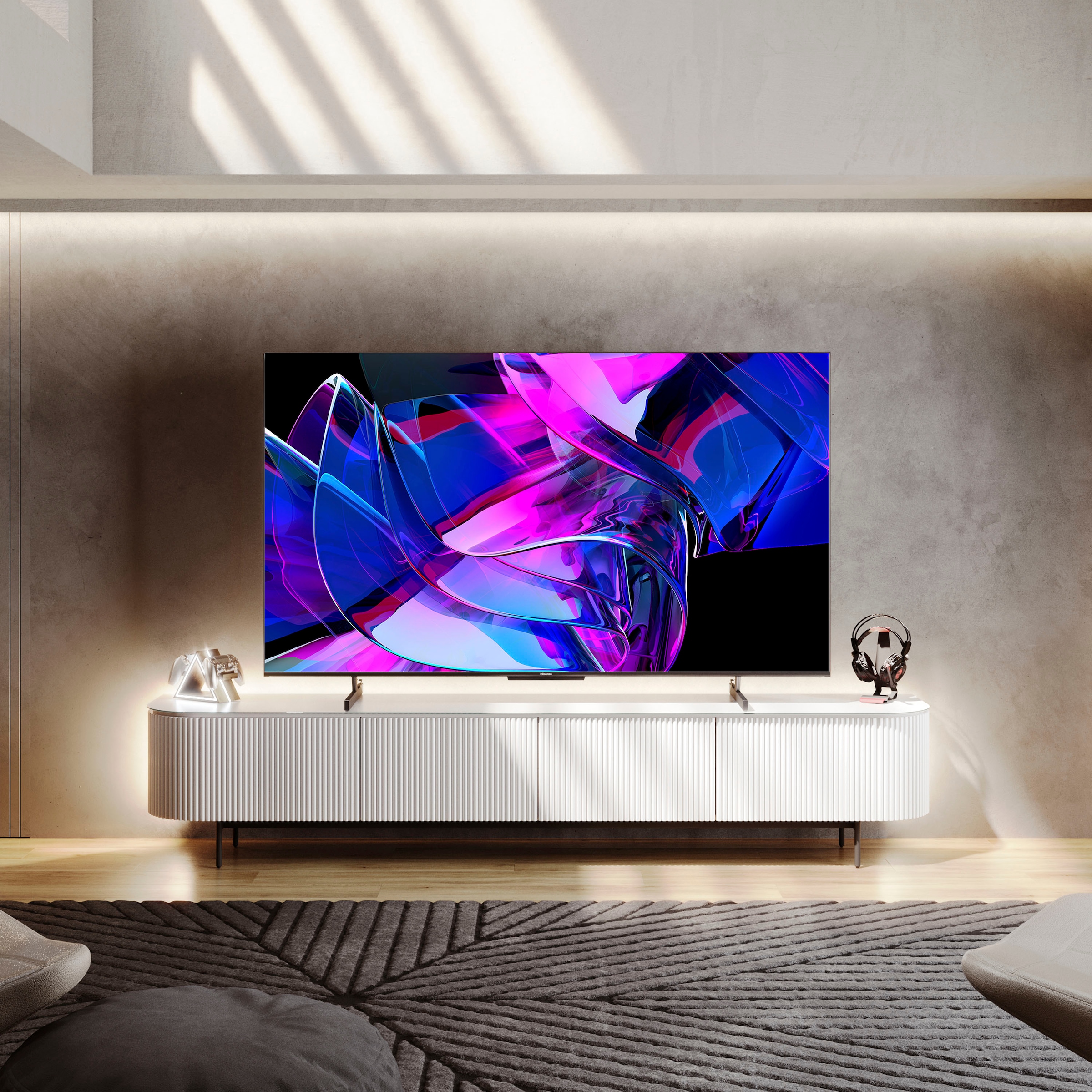 Hisense Mini-LED-Fernseher »85U7KQ«, 215 cm/85 Zoll, 4K Ultra HD, Smart-TV