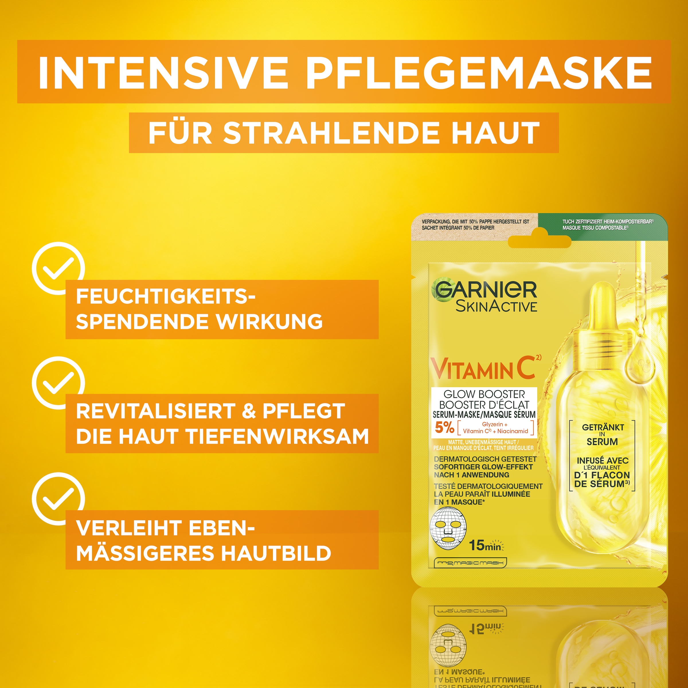 GARNIER Pflege-Set »GESCHENKSET VITAMIN C« für das Gesicht, mit Vitamin C