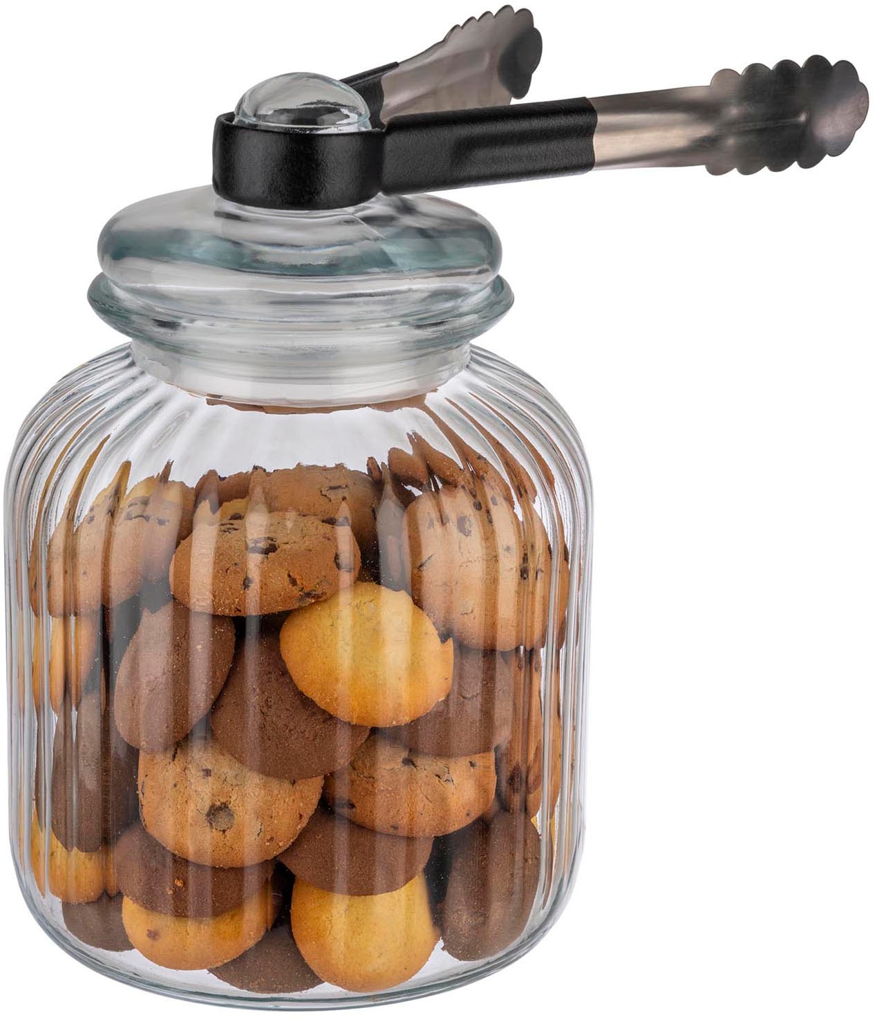 APS Vorratsglas »-COOKIEGO- aus Glas, Öffnung: ca. Ø 9 cm«, (1 tlg.), kann auch als Vase verwendet werden