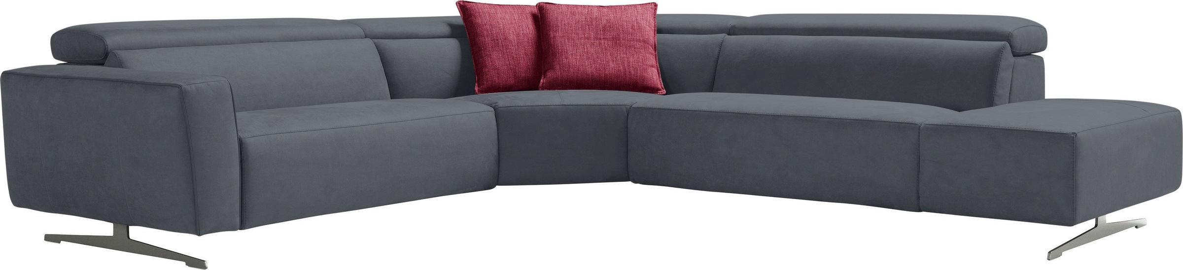 Egoitaliano Ecksofa »Stefanie-e, Designsofa der Extraklasse, bequem mit hoh günstig online kaufen