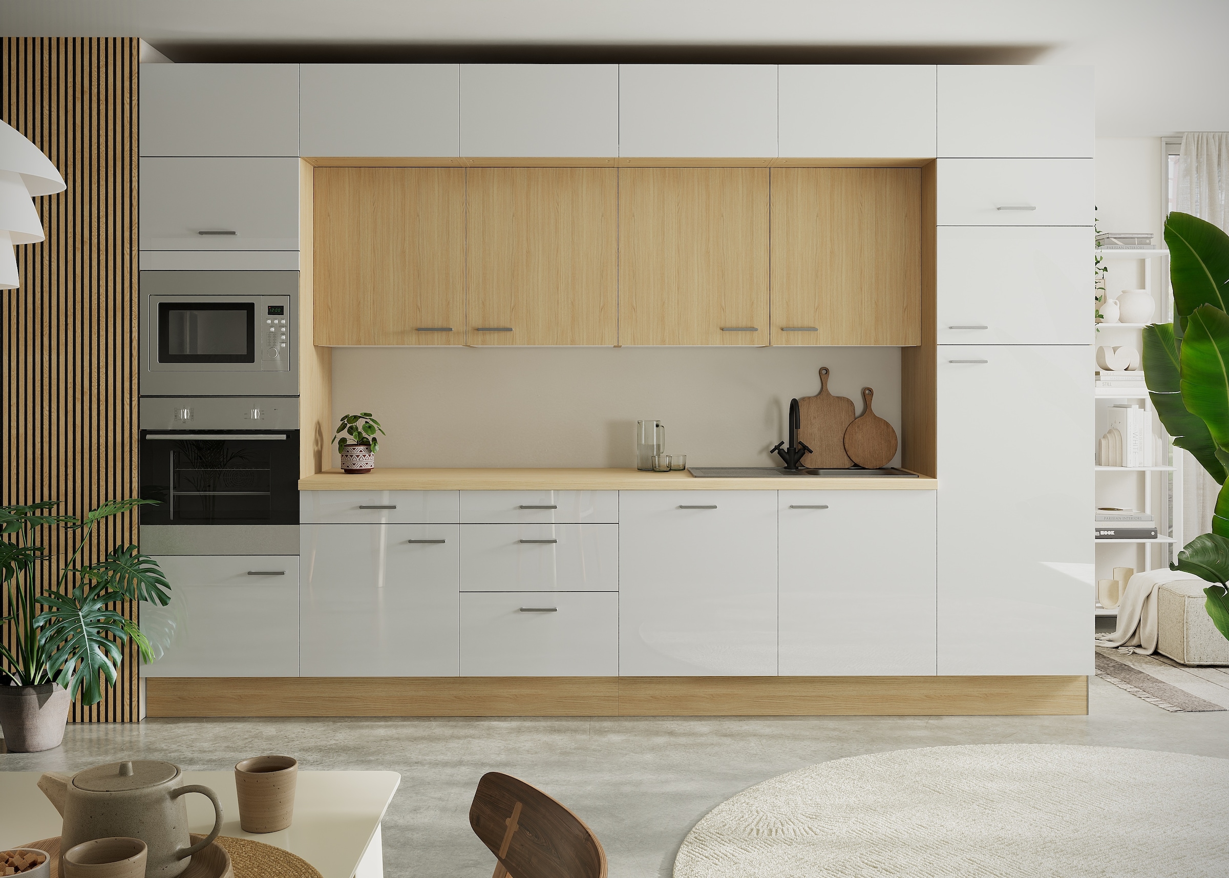 KOCHSTATION Küchenzeile »KS-Lucy« Breite 360 cm, Soft-Close, inkl. Zubehör, wahlweise mit E-Geräten