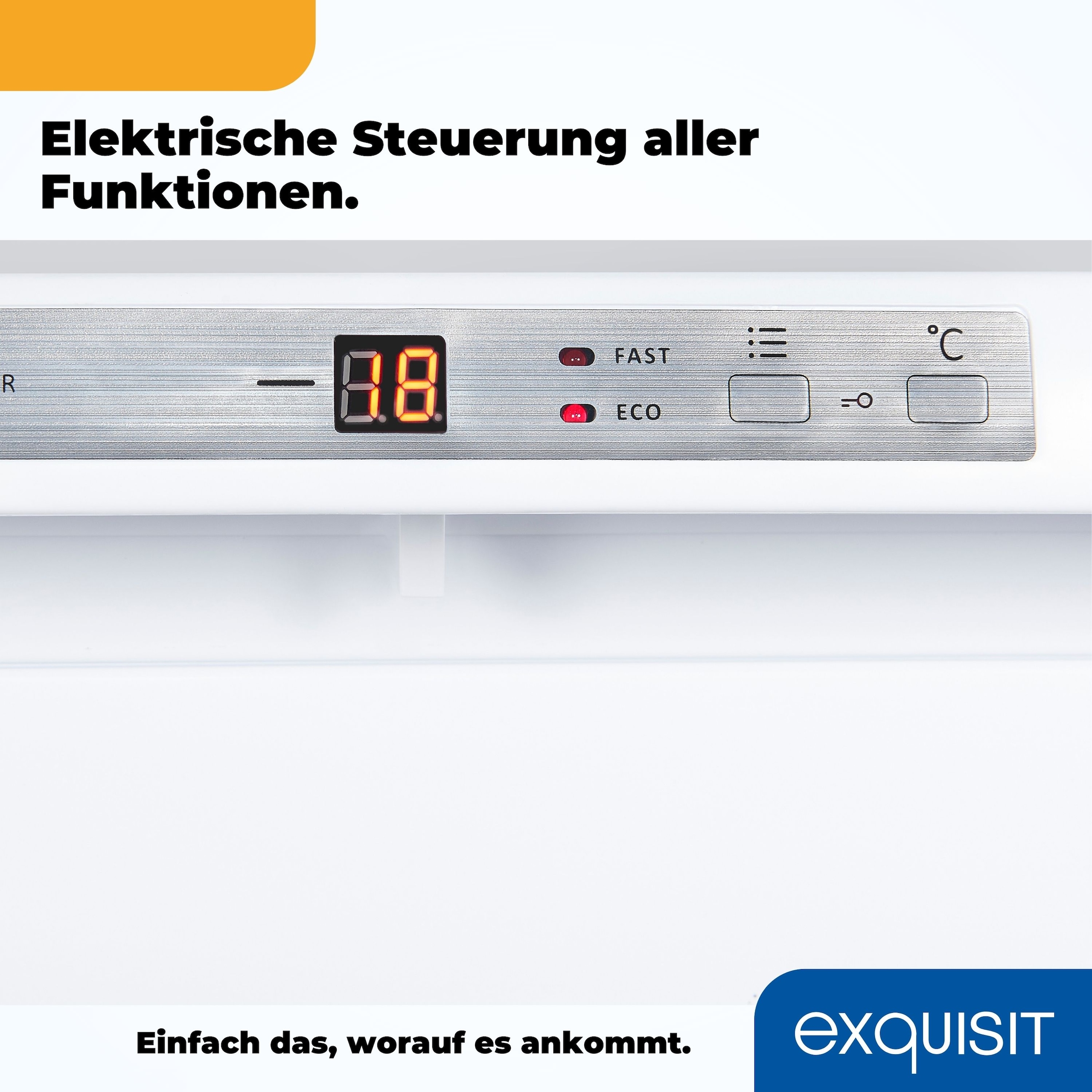 exquisit Gefrierschrank »GS80-HE-040E weiss«, 85,5 cm hoch, 55 cm breit, 91 L Volumen, 4 Sterne Gefrieren